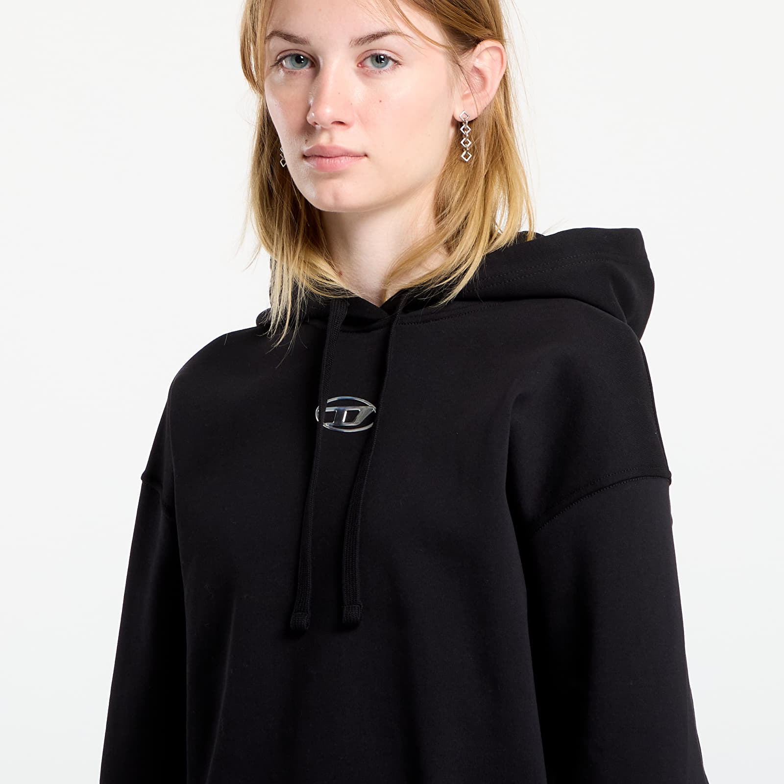 Hættetrøjer til kvinder Diesel F-Buxt-Hood-Od Sweat-Shirt Black