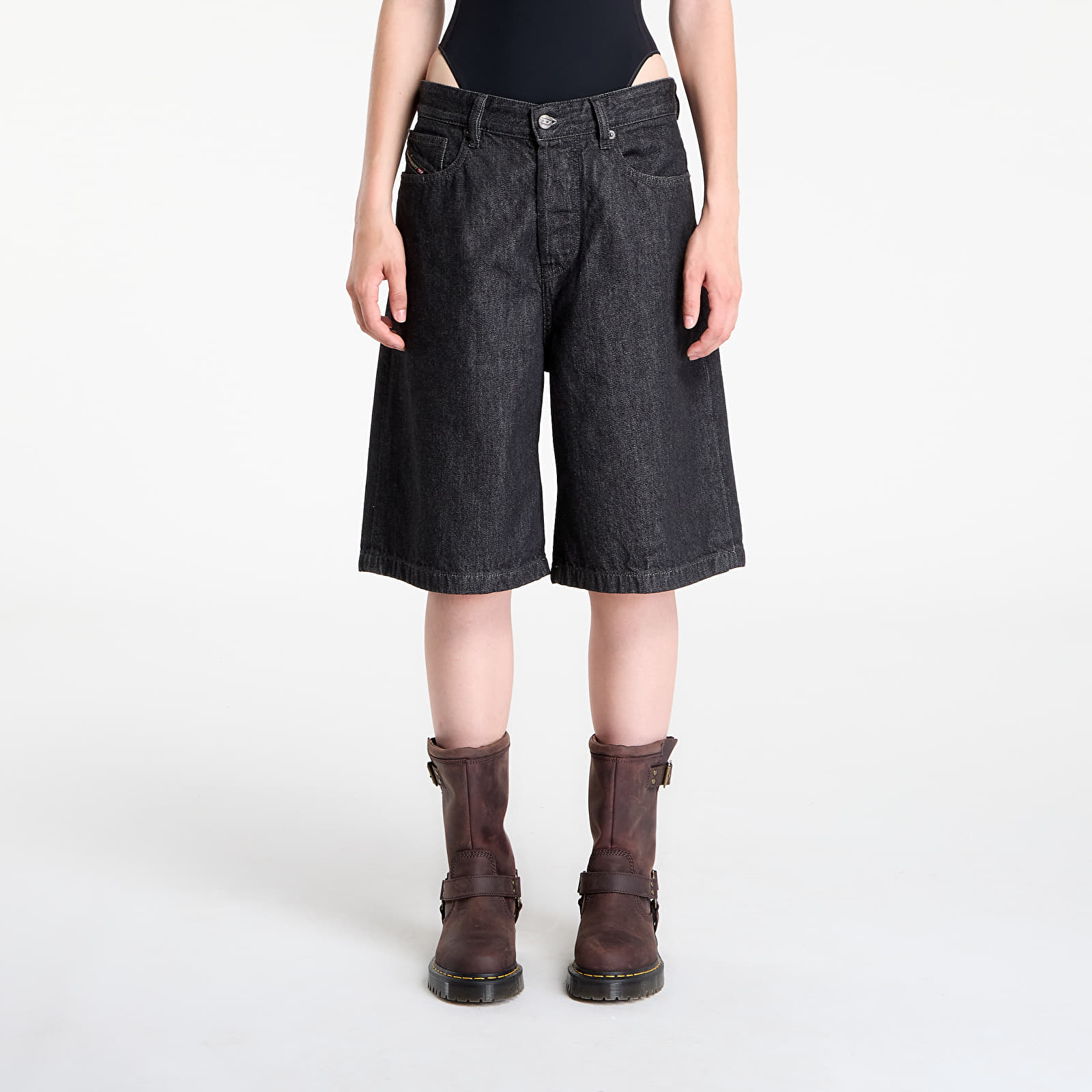 Shorts til kvinder Diesel De-Sire-Short Shorts Black/ Blue