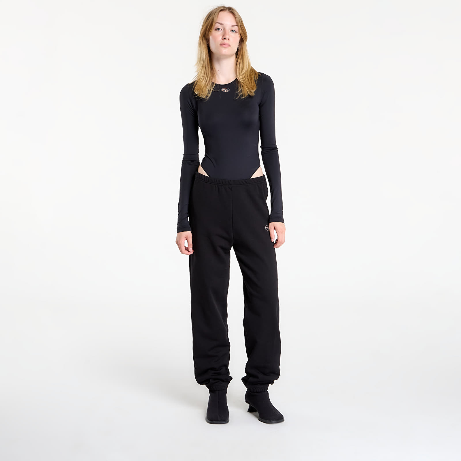Joggingbukser til kvinder Diesel P-Lacyn-Od Trousers Black