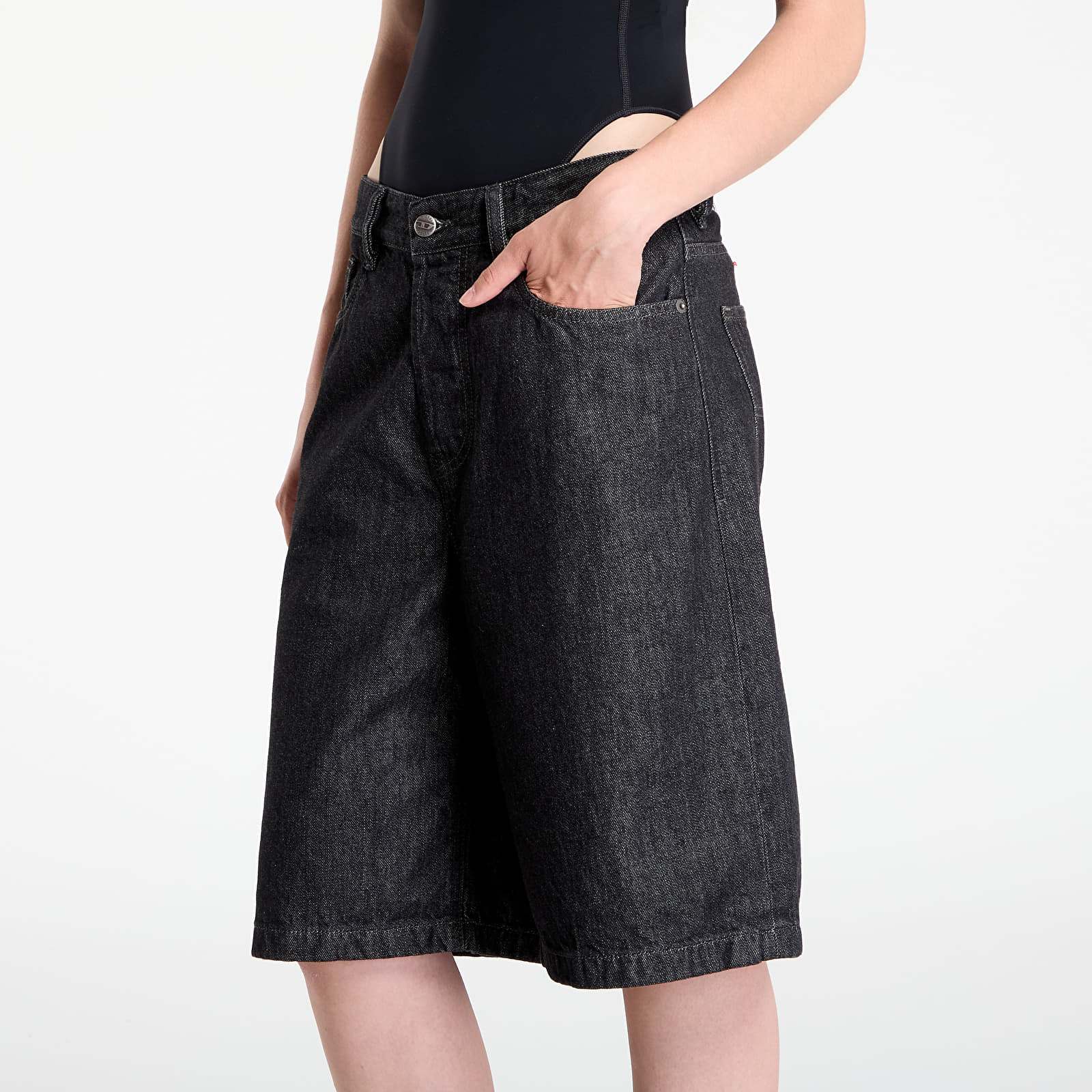 Shorts til kvinder Diesel De-Sire-Short Shorts Black/ Blue