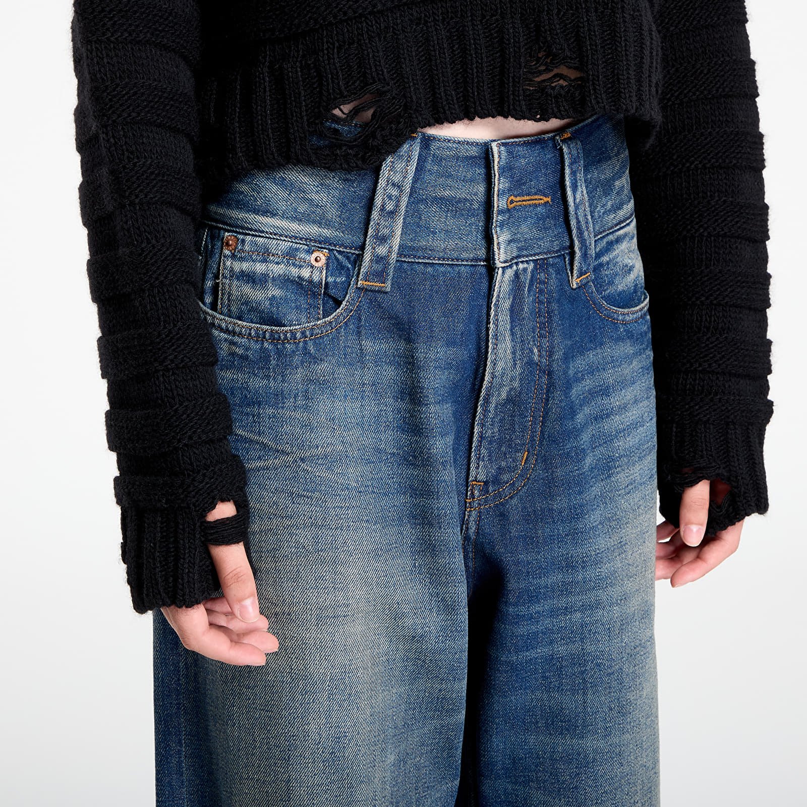Дамски суичъри MM6 Rtw Avp Crewneck Black