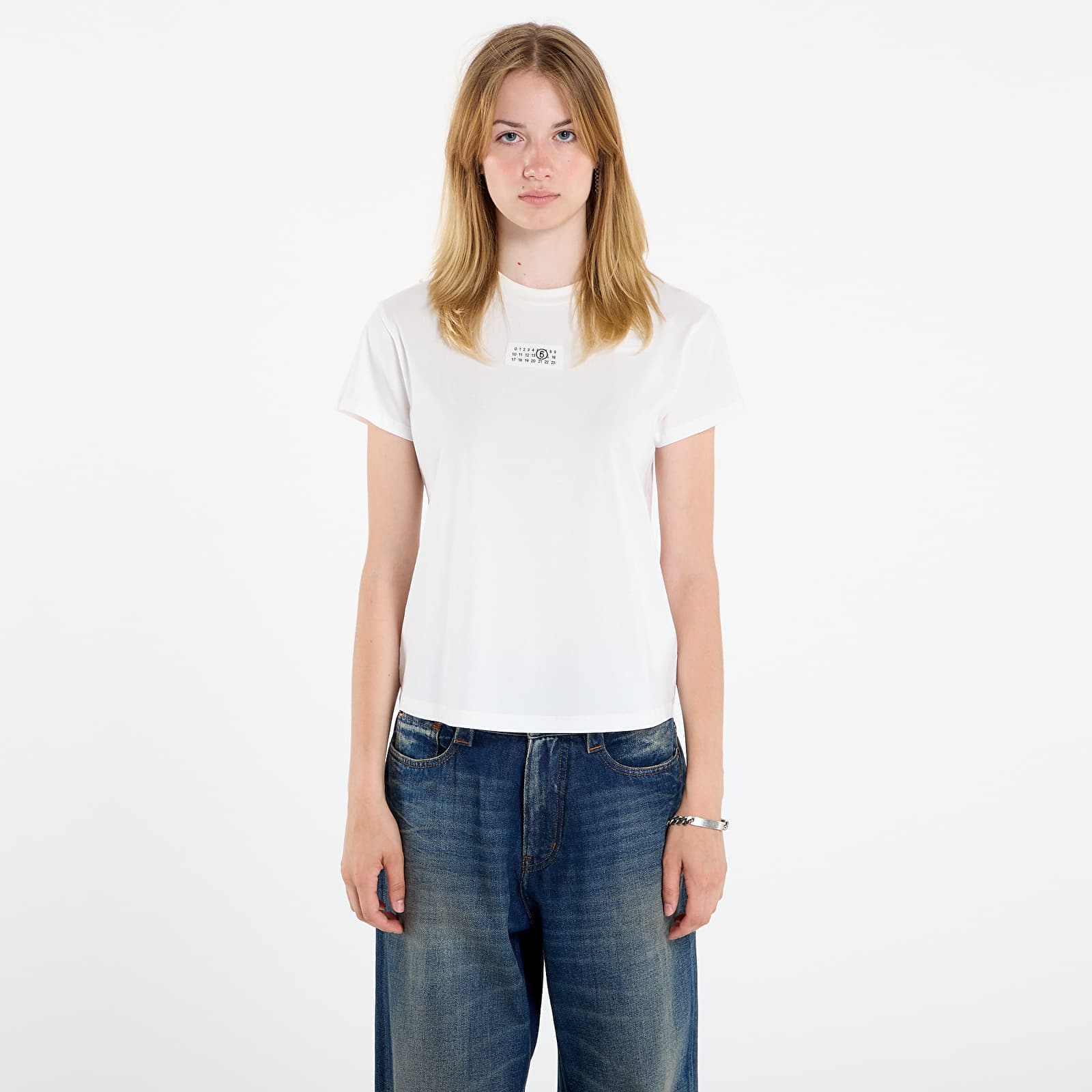 Tricou MM6 Rtw Avp T-Shirt Off White S