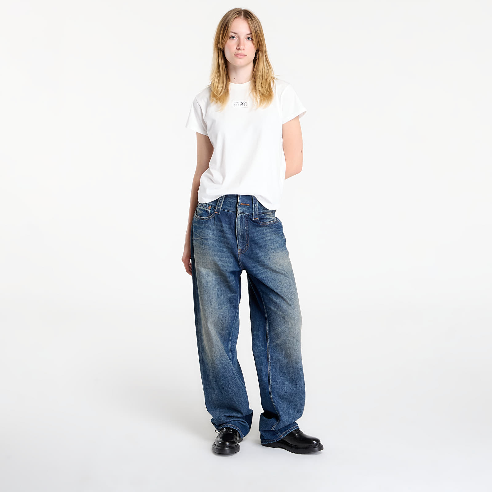Jeans MM6 Rtw Avp Pants 5 Pockets Medium Blue