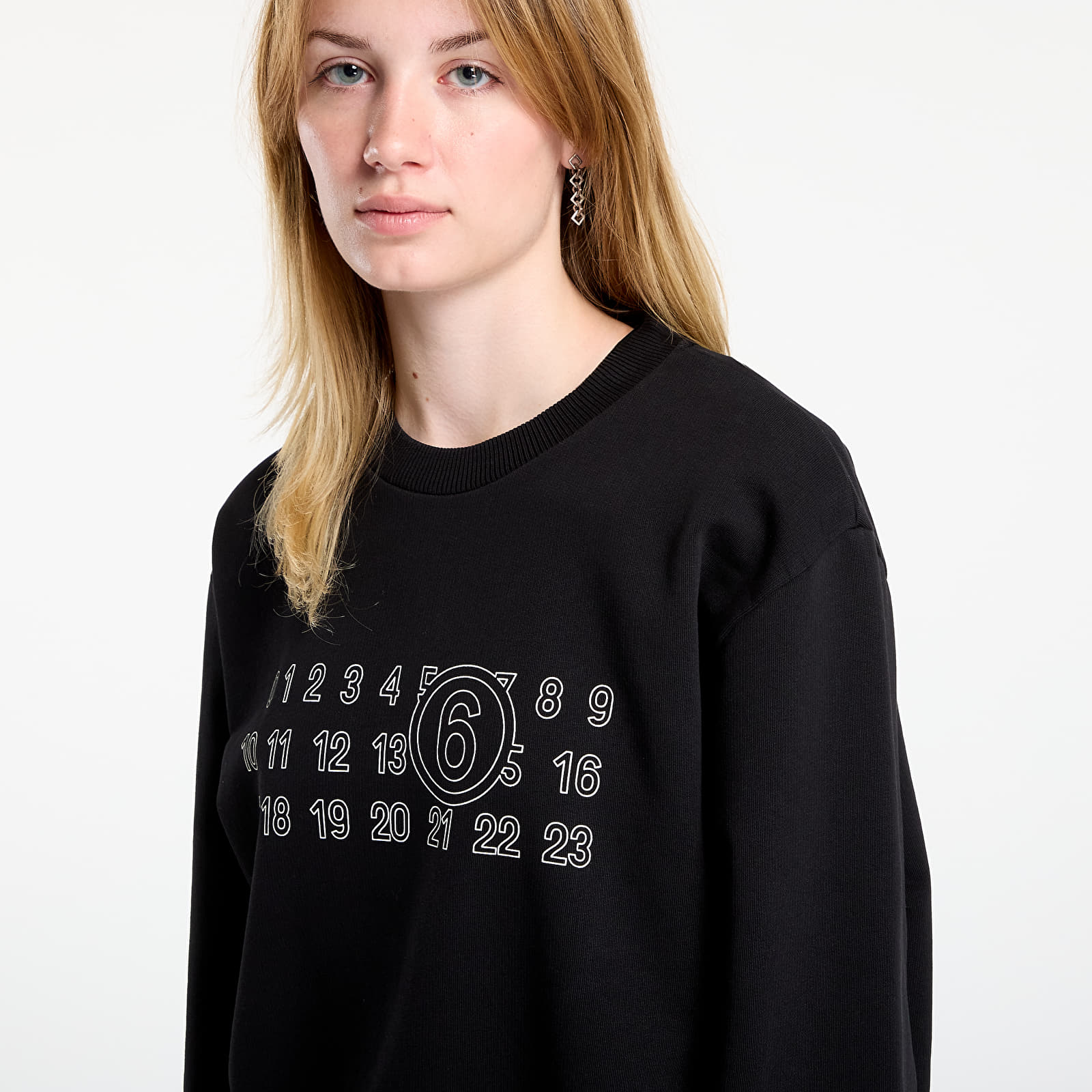 Kapucnis pulóverek és pulcsik MM6 Rtw Avp Sweatshirt Black