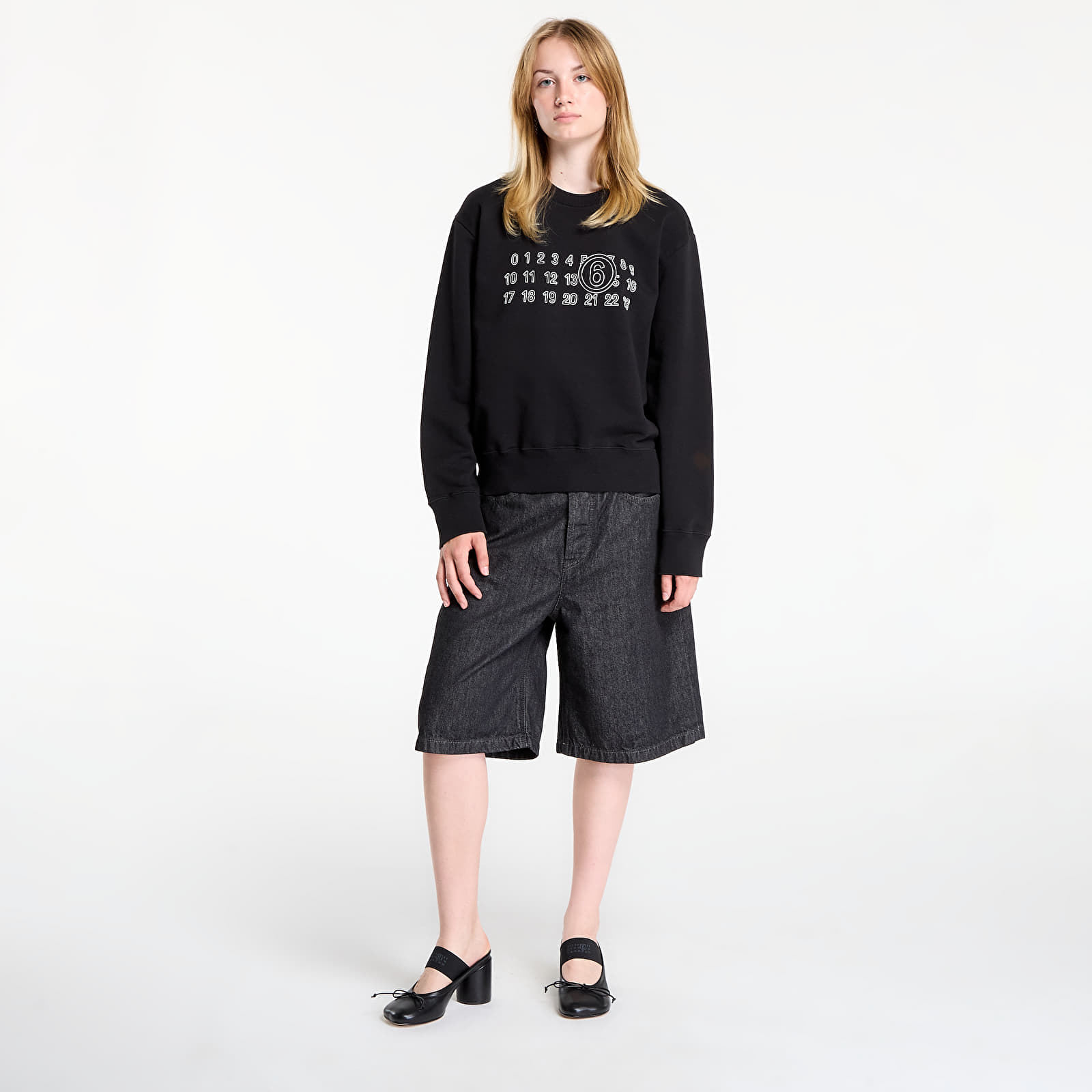 Kapucnis pulóverek és pulcsik MM6 Rtw Avp Sweatshirt Black