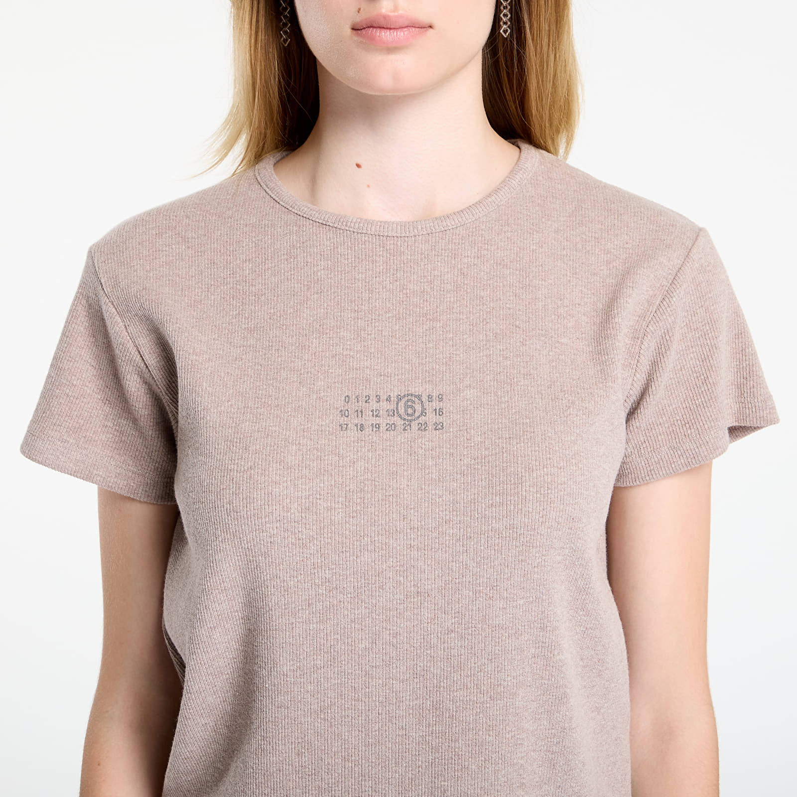 Тениски MM6 Rtw Avp T-Shirt Taupe