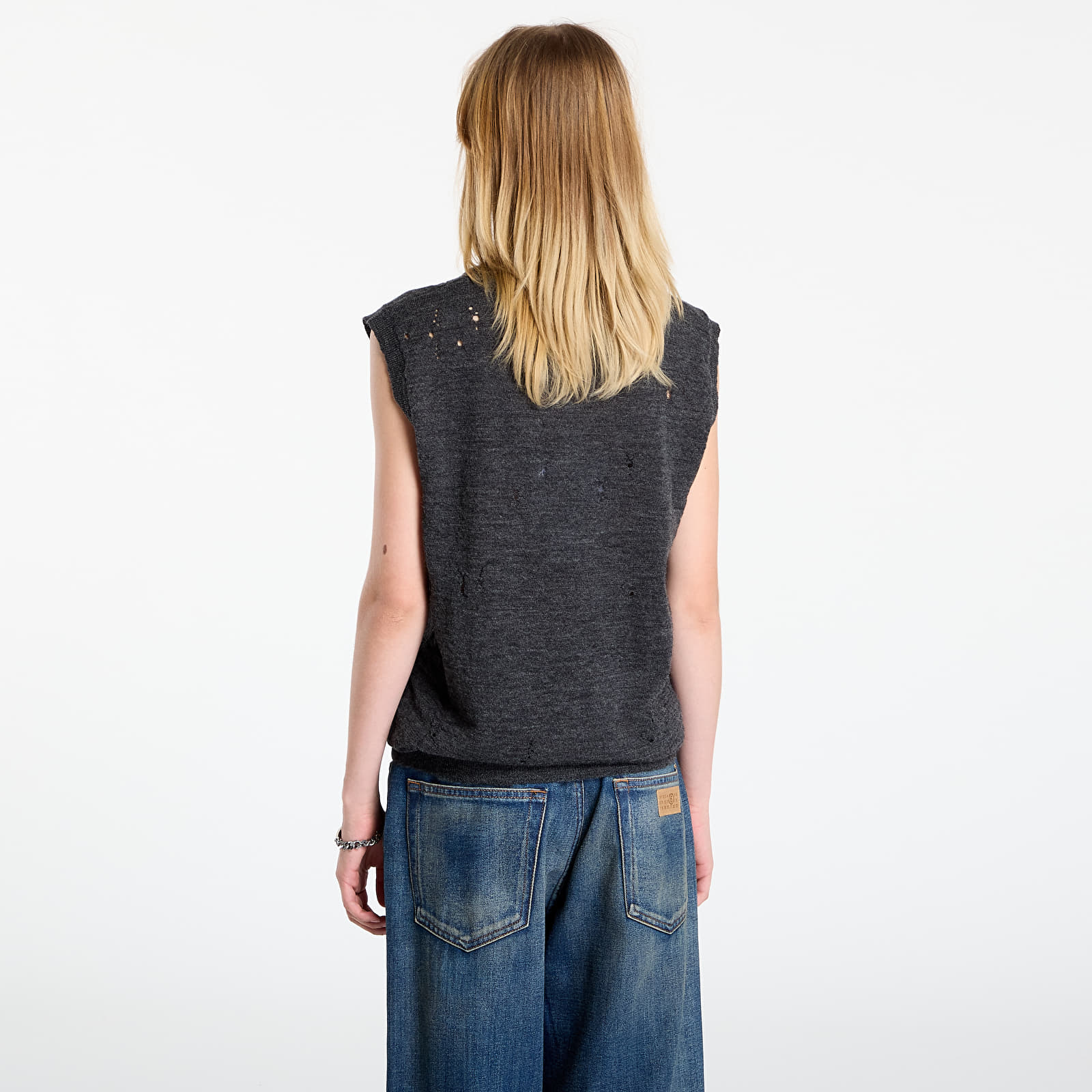 Елеци MM6 Gilet Dark Grey Melange