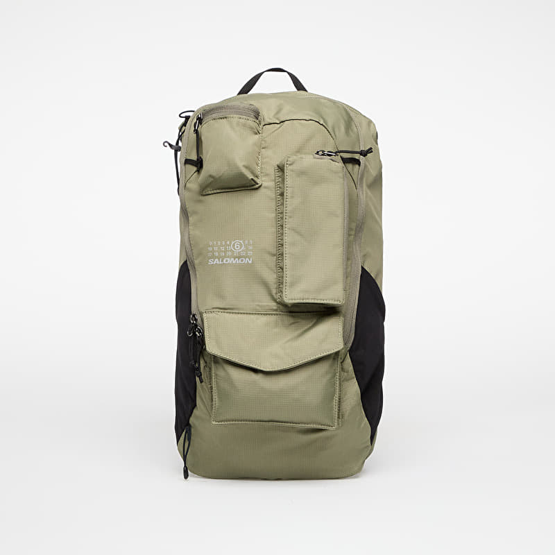 MM6 X Salomon Numeric Nylon Backpack Deep Lichen Green | Footshop