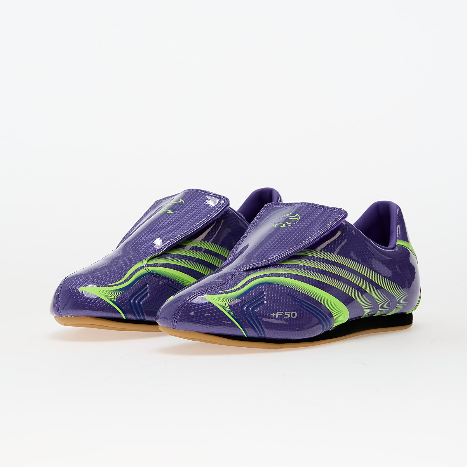 Sko til kvinder adidas Taekwondo F50 W Purrus/ Lucid Lemond/ Royal Blue