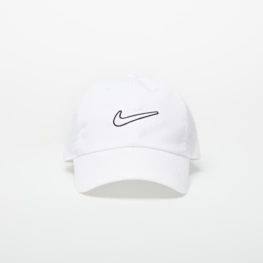 Czapka Nike Club Unstructured Swoosh Cap White/ White