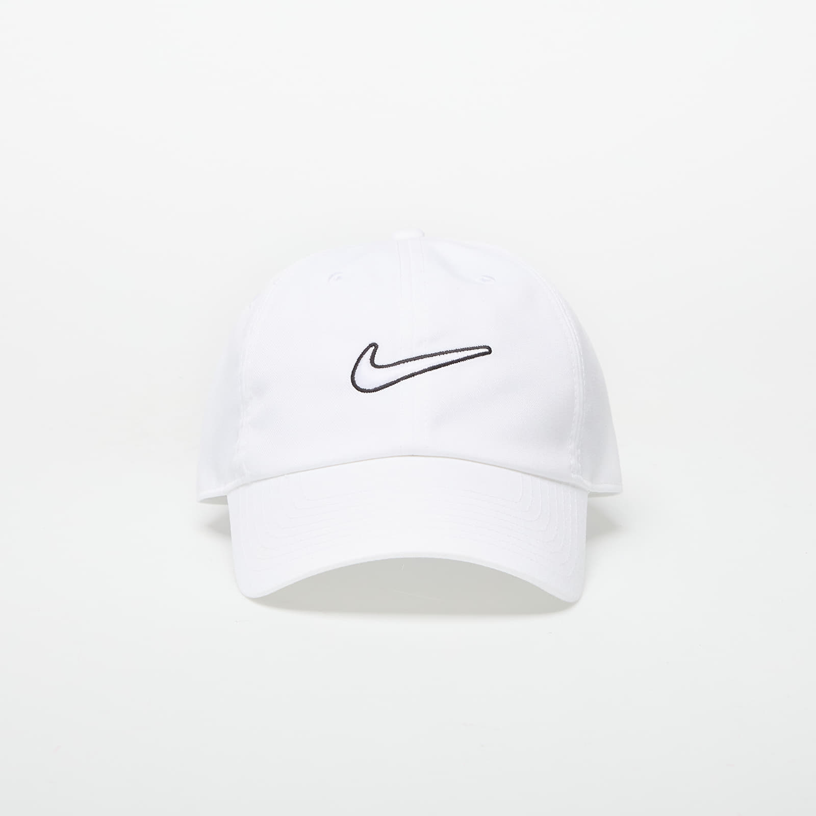 Férfi sapkák Nike Club Unstructured Swoosh Cap White/ White