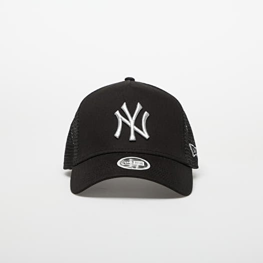Hætte New Era New York Yankees 9FORTY Trucker Metallic Cap Black