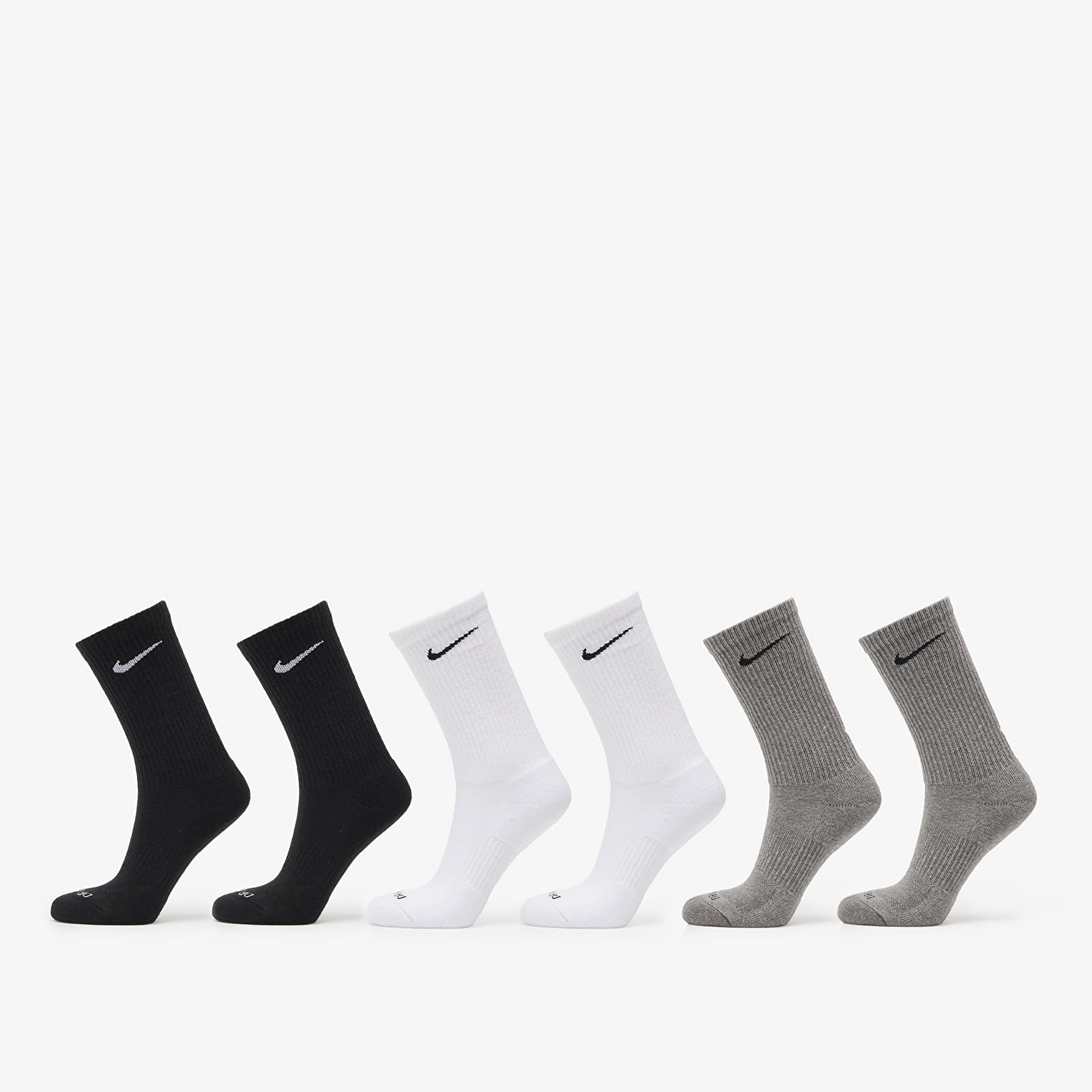 Sokker til mænd Nike Everyday Plus Cushioned Training Crew Socks 6-Pack Multi-Color