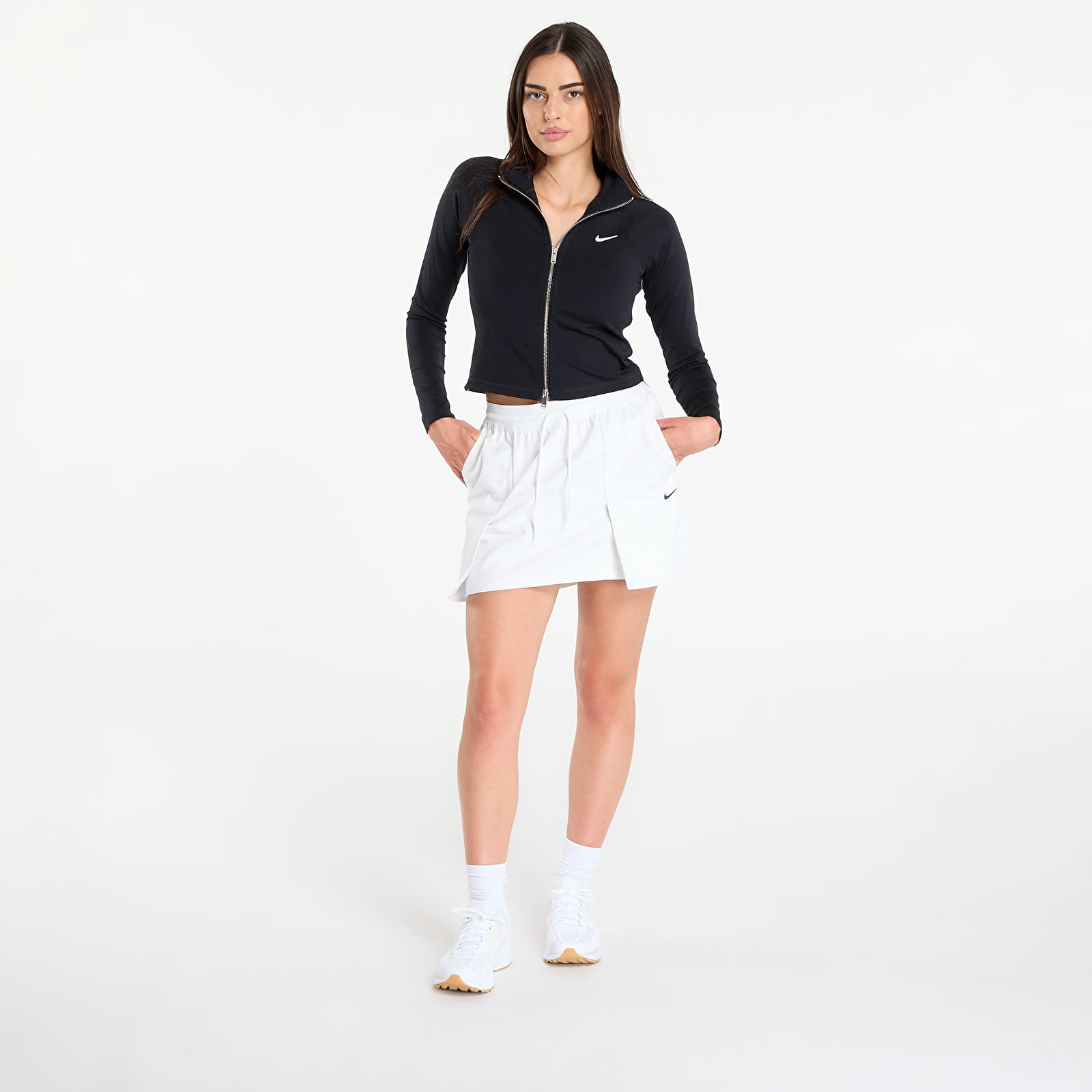 Women's jackets Nike Sportswear Women's Jacket Black/ Black/ White