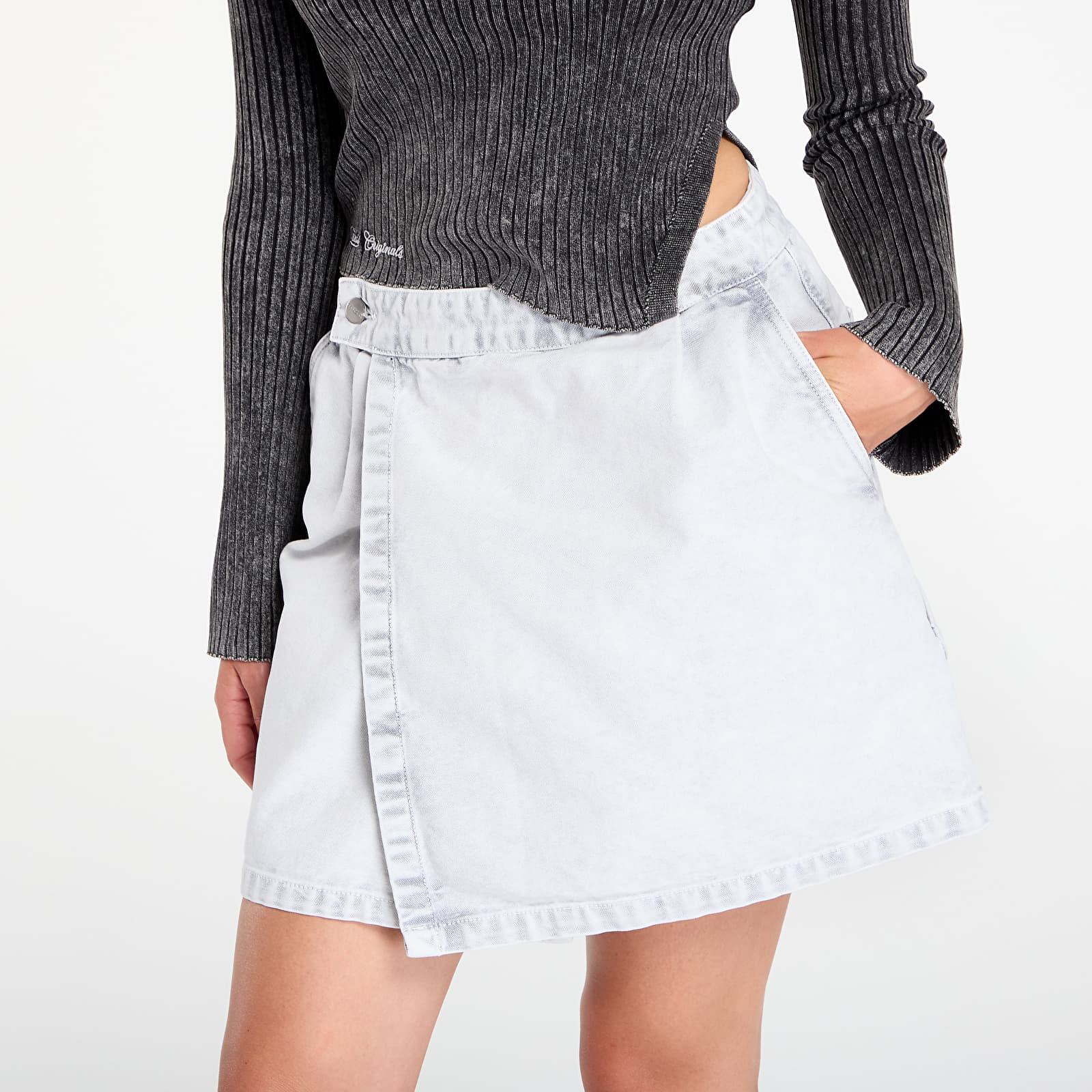 Nederdele til kvinder Carhartt WIP W' Emery Skirt Black Chalk Wash