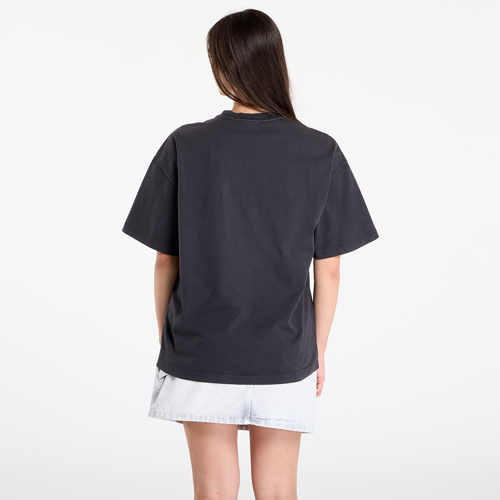 T-shirts til mænd Carhartt WIP S/S Hudson Pocket T-Shirt UNISEX Black Chalk Wash