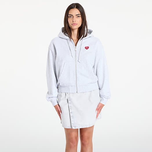Carhartt WIP W' Hooded Heart II Hartt Jacke Ash Heather