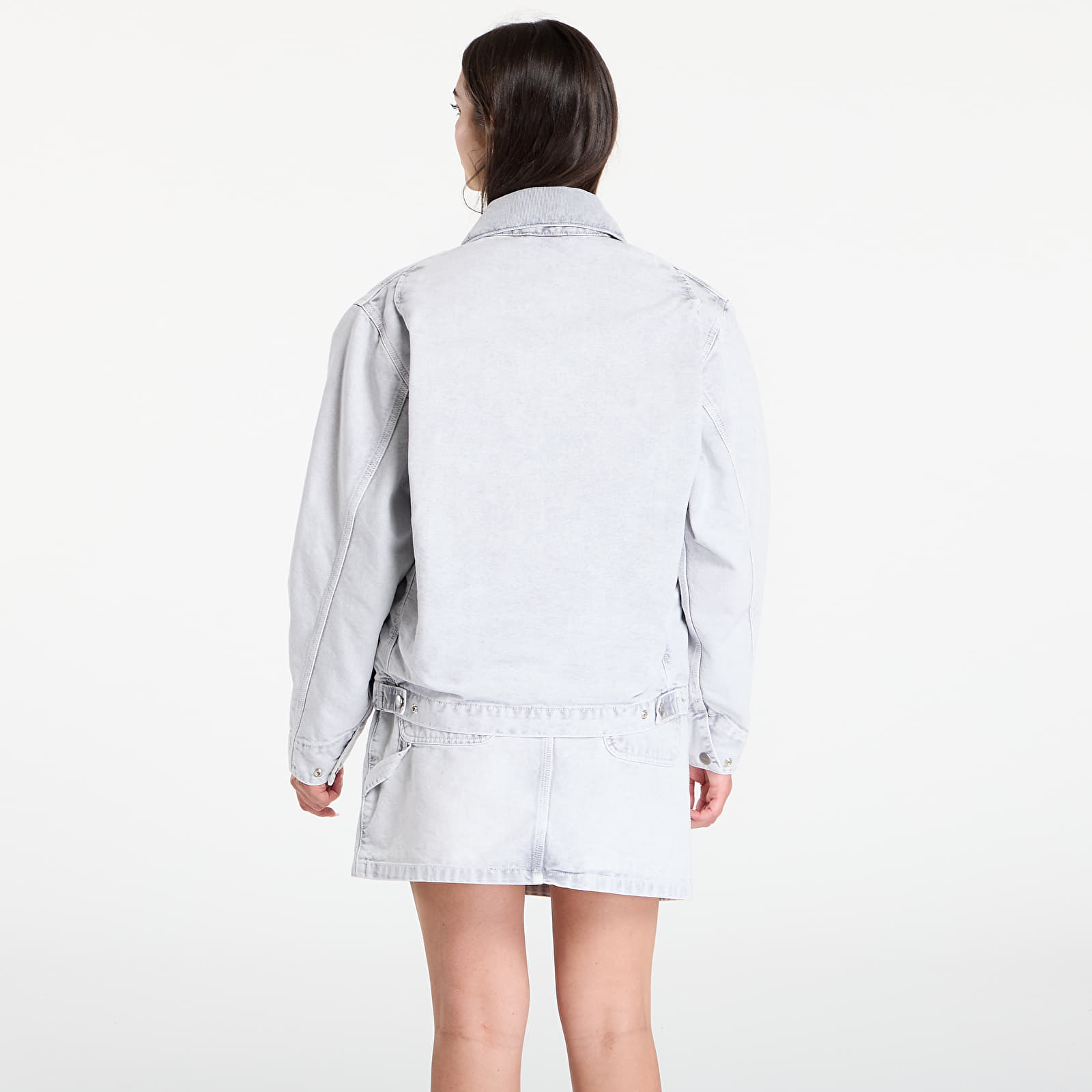 Jachete pentru bărbați Carhartt WIP OG Detroit Jacket UNISEX Black/ Black Chalk Wash