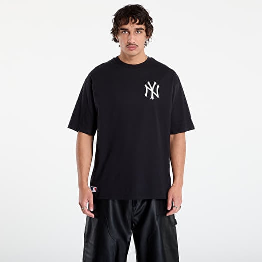 T-shirt New Era MLB Essentials Lc Os Tee New York Yankees Black/ White