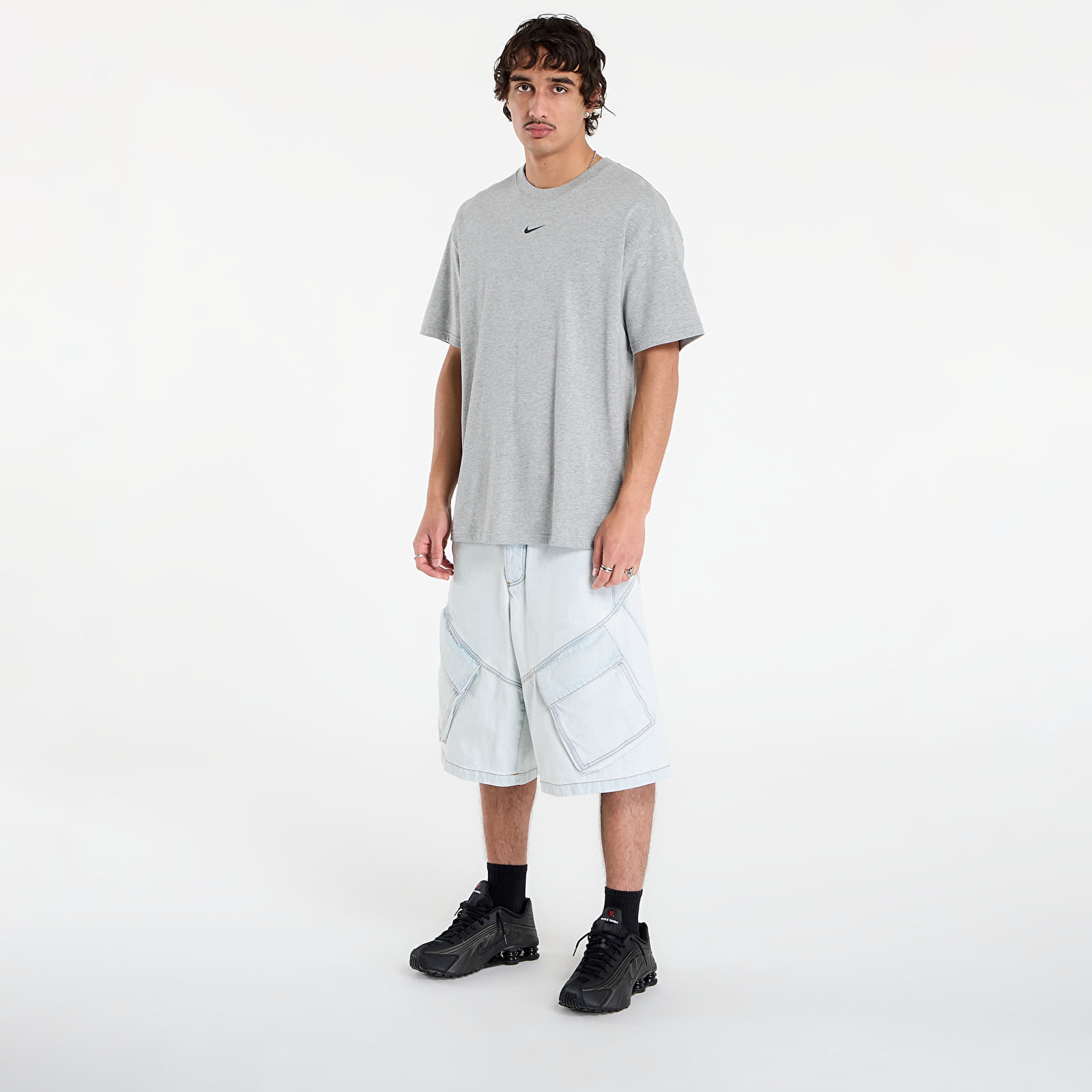 Magliette Nike x NOCTA Men's T-Shirt Dk Grey Heather/ Black