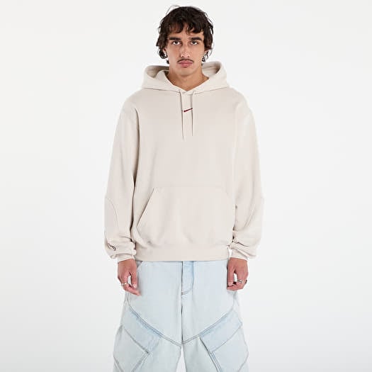 Nike x NOCTA Men's Fleece Hoodie Lt Orewood Brn/ Team Red