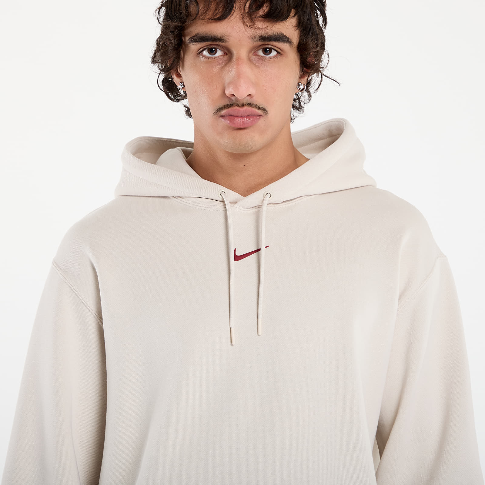 Felpe Nike x NOCTA Men's Fleece Hoodie Lt Orewood Brn/ Team Red