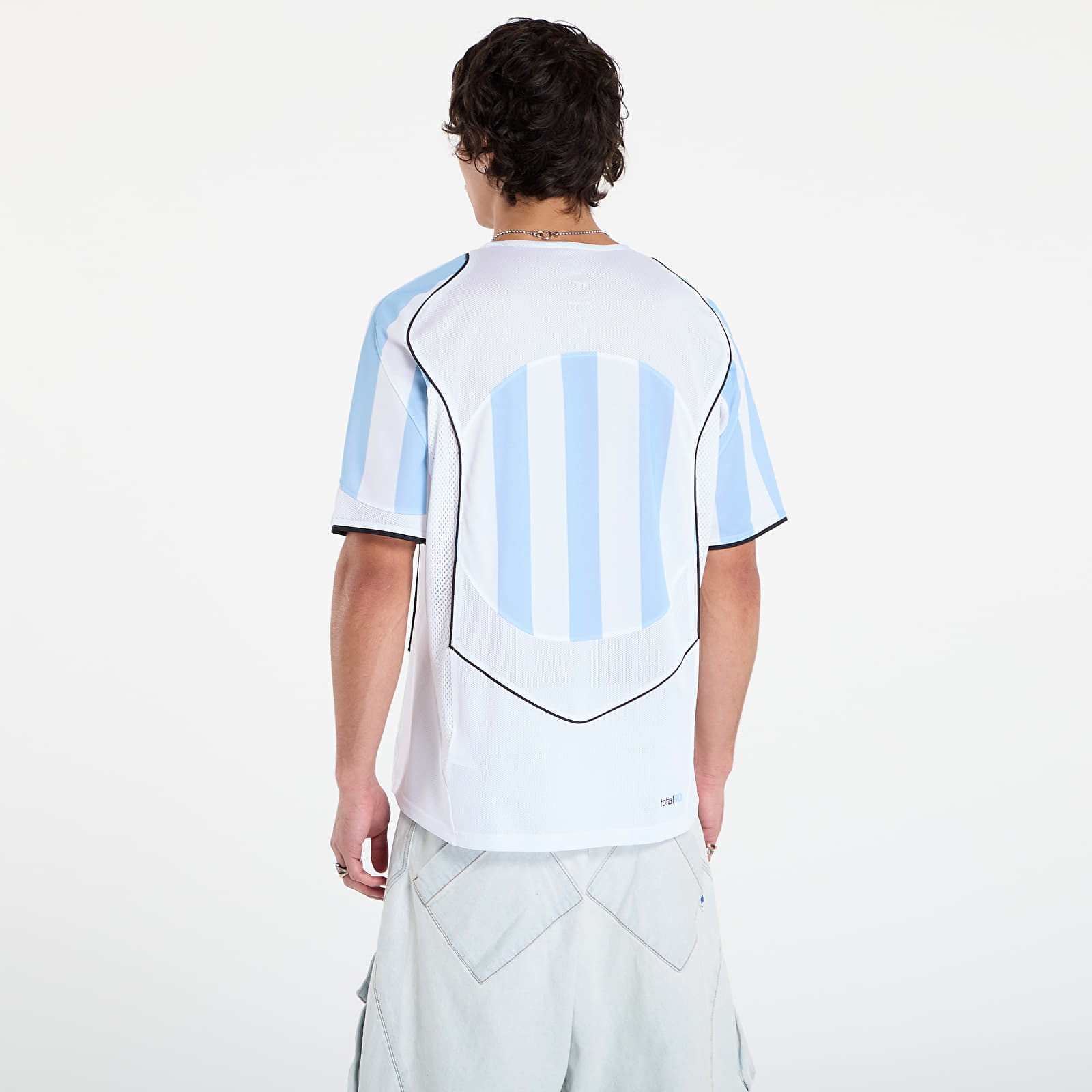 Maglie Nike Total 90 Men's Dri-FIT Soccer Jersey Psychic Blue/ White/ Black/ Black