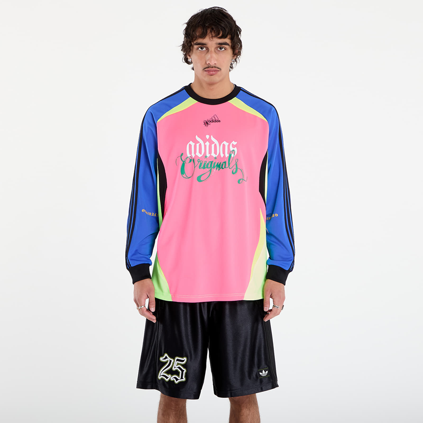 Джърси adidas Spiders Goalkeeper Loose Long-sleeve Top Solar Yellow M