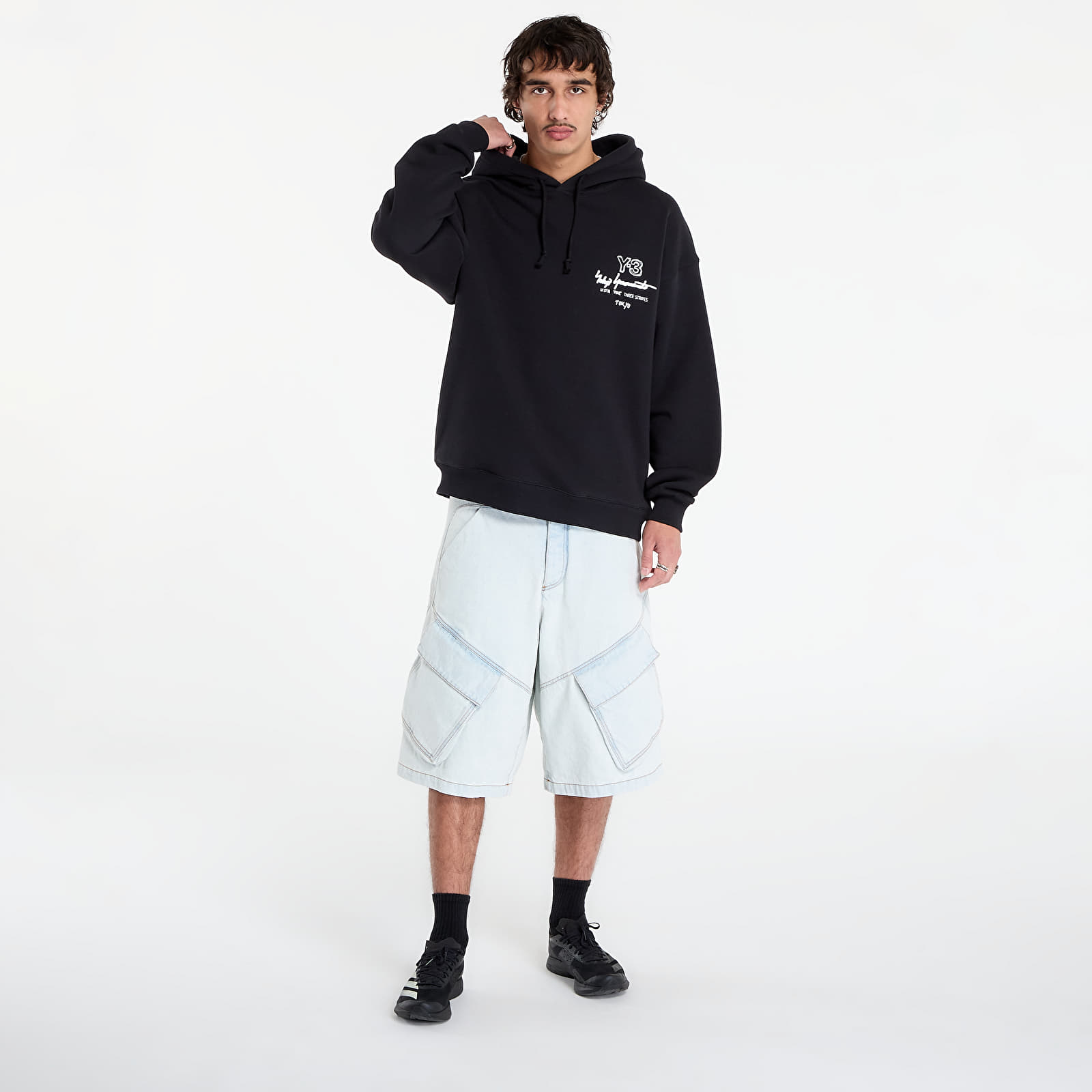 Men's hoodies Y-3 M Merch Hoddie Black