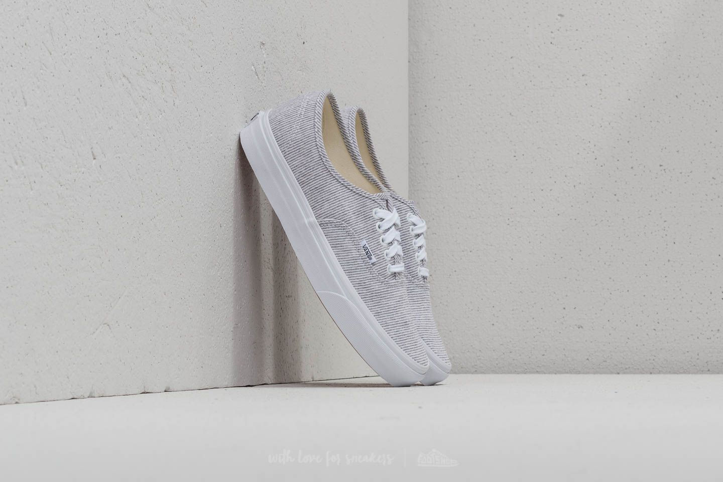Férfi cipők Vans Authentic (Jersey) Gray/ True White