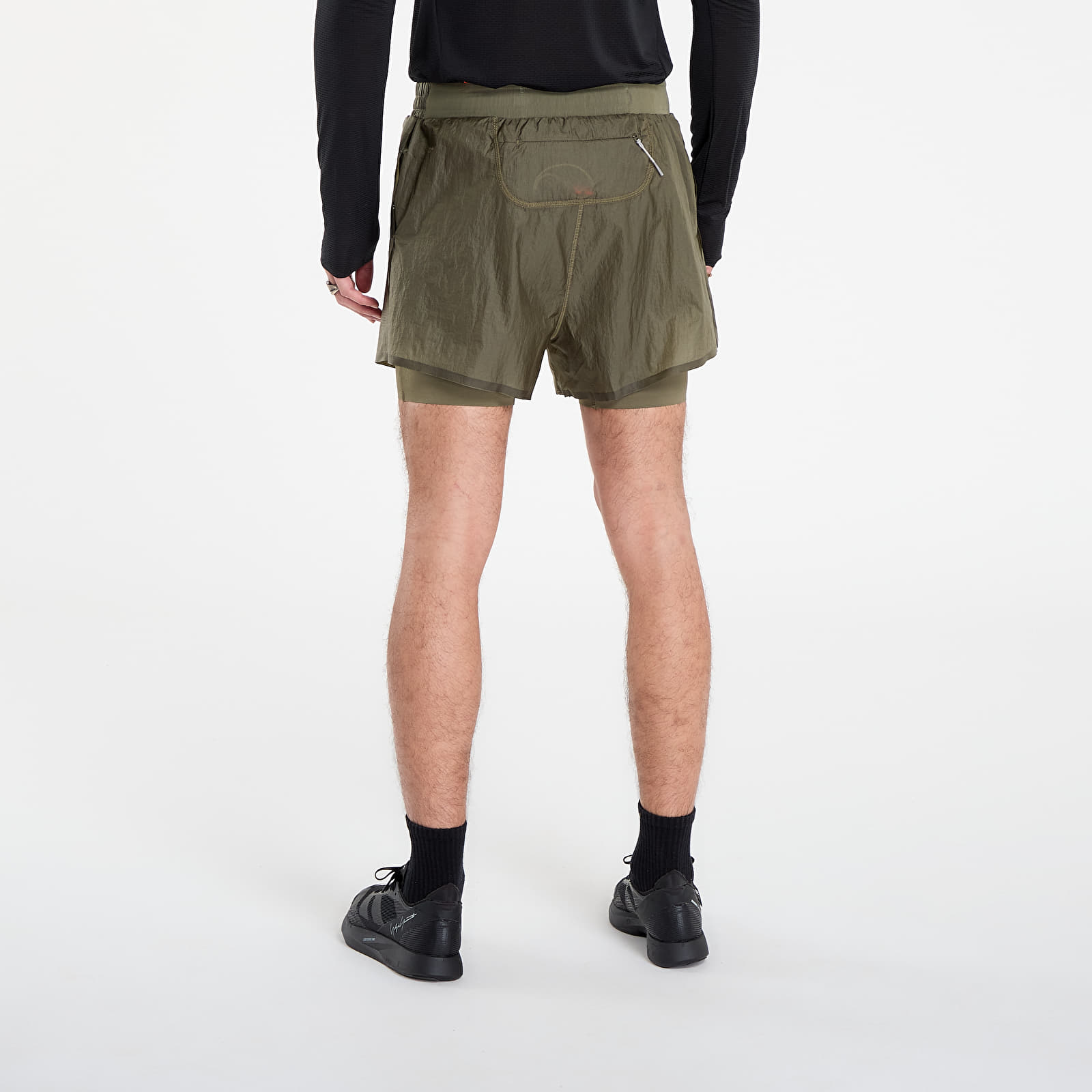 Pantaloncini uomo adidas Adi365 H.Koumori Running 2-In-1 Shorts Olive Strata
