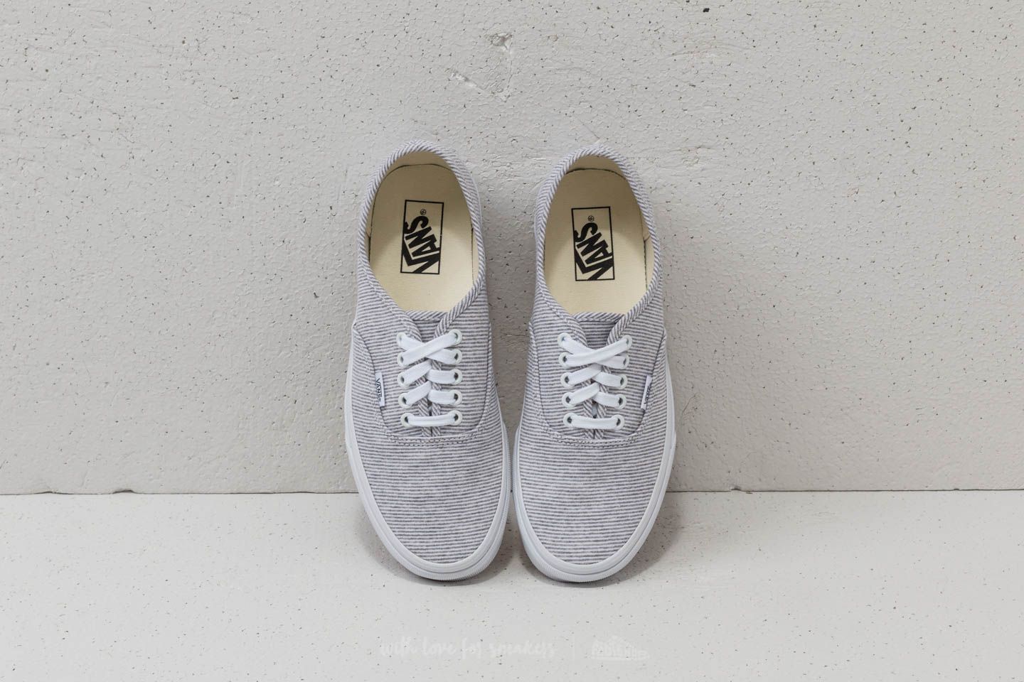 Scarpe uomo Vans Authentic (Jersey) Gray/ True White