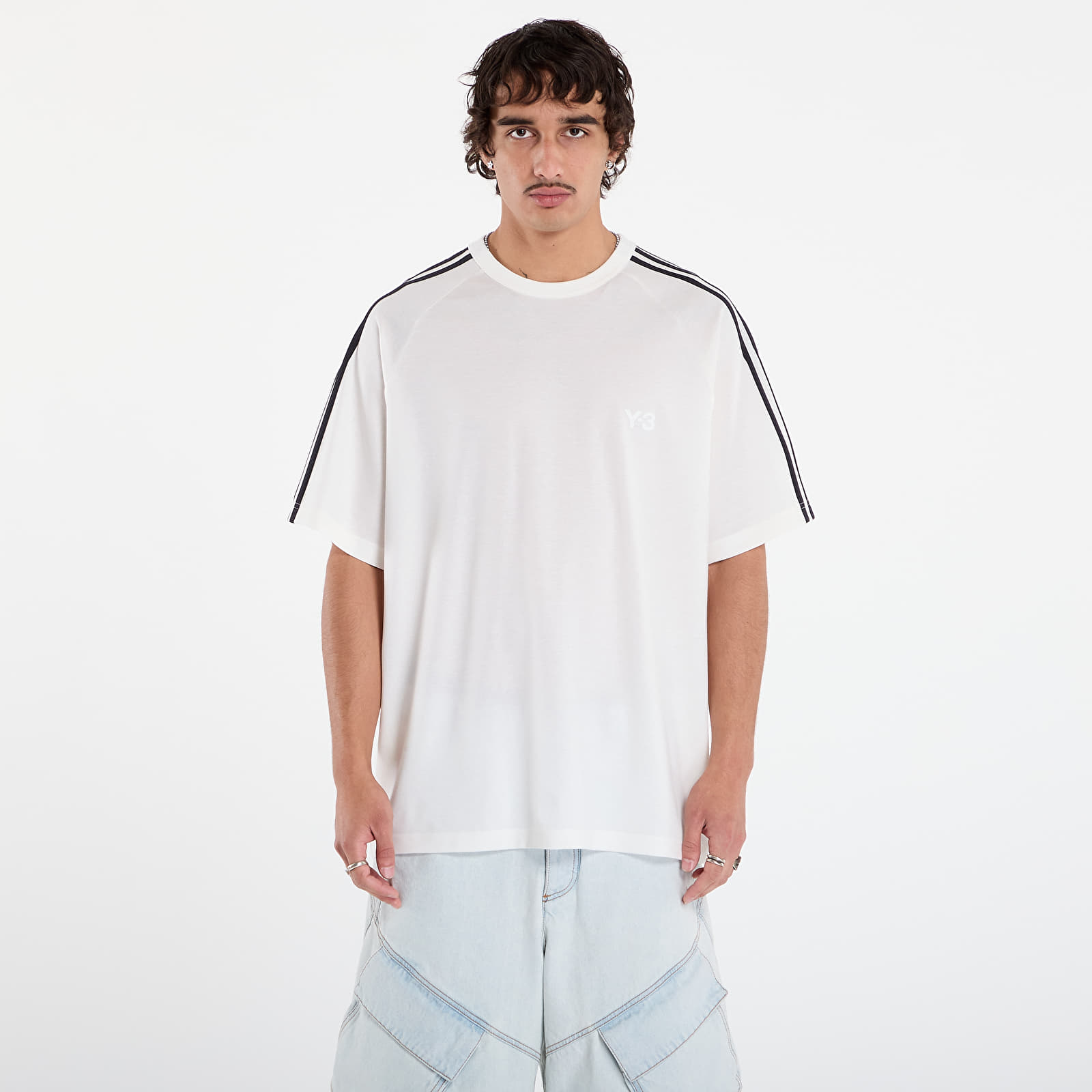 Magliette da uomo Y-3 Wire T-Shirt UNISEX Core White