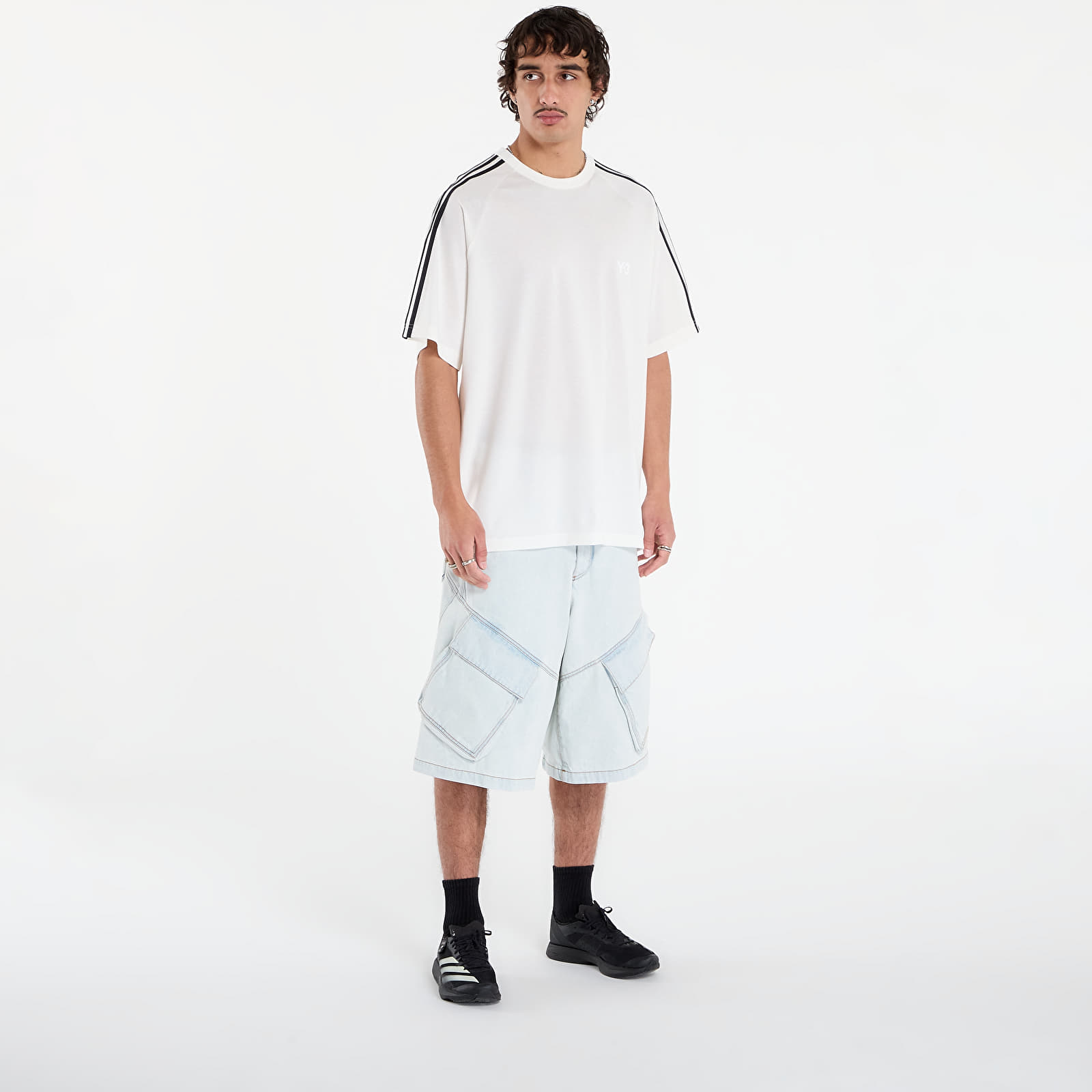 Magliette da uomo Y-3 Wire T-Shirt UNISEX Core White