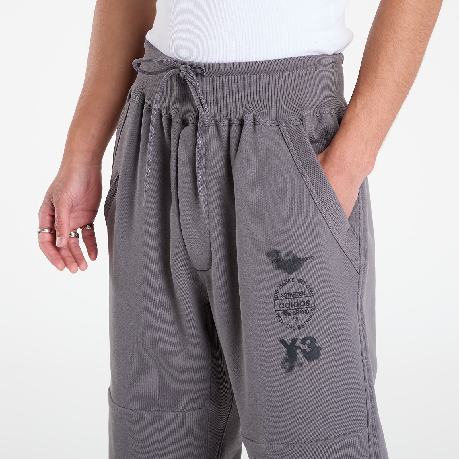 Pantaloni de trening pentru bărbați Y-3 M Track Pant Granite