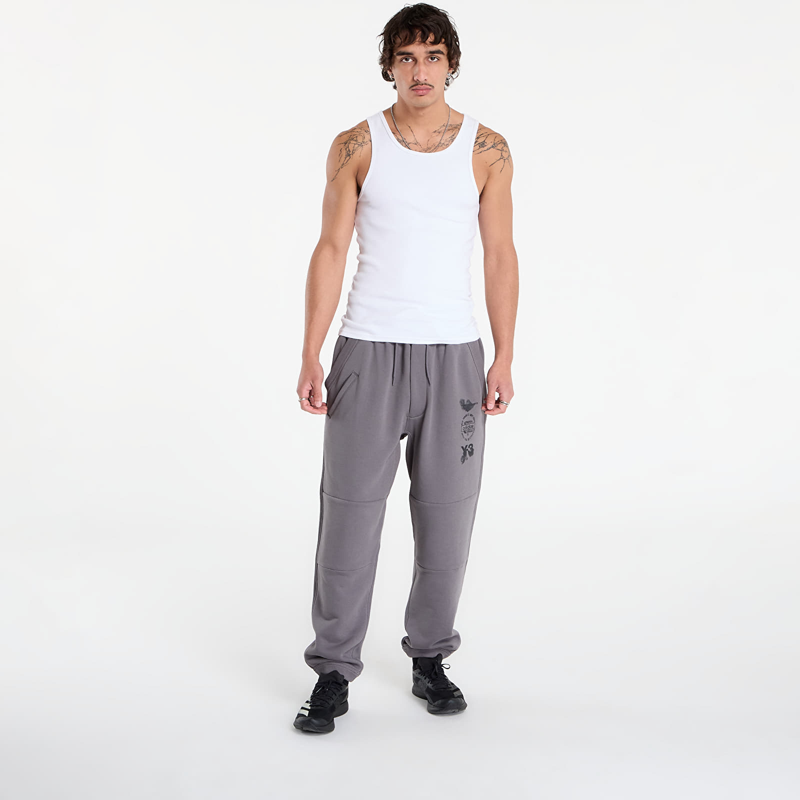Pantaloni de trening pentru bărbați Y-3 M Track Pant Granite