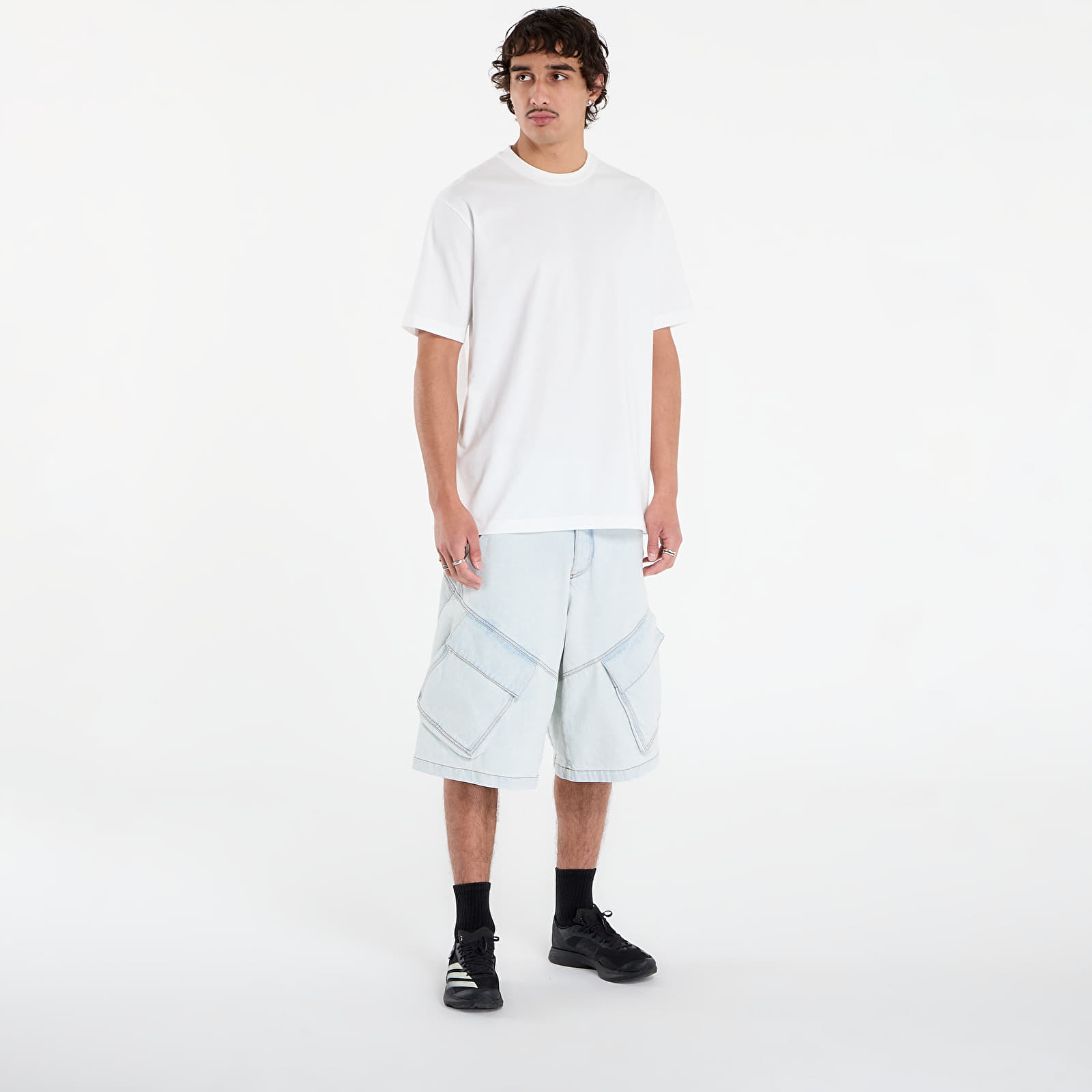 Tricouri bărbați Y-3 Graphic Short Sleeve Tee UNISEX Core White