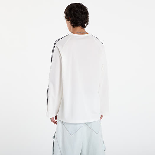 Men's T-shirts Y-3 Wire Long Sleeve Tee UNISEX Core White (JZ0635