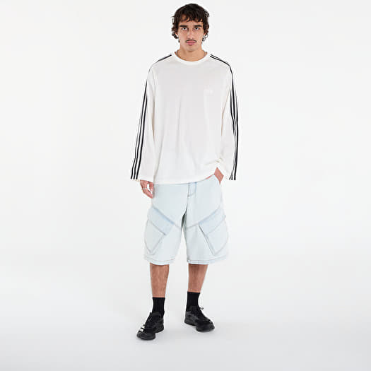 Delights Y Men's T-shirts Y-3 Wire Long Sleeve Tee UNISEX Core White (JZ0635