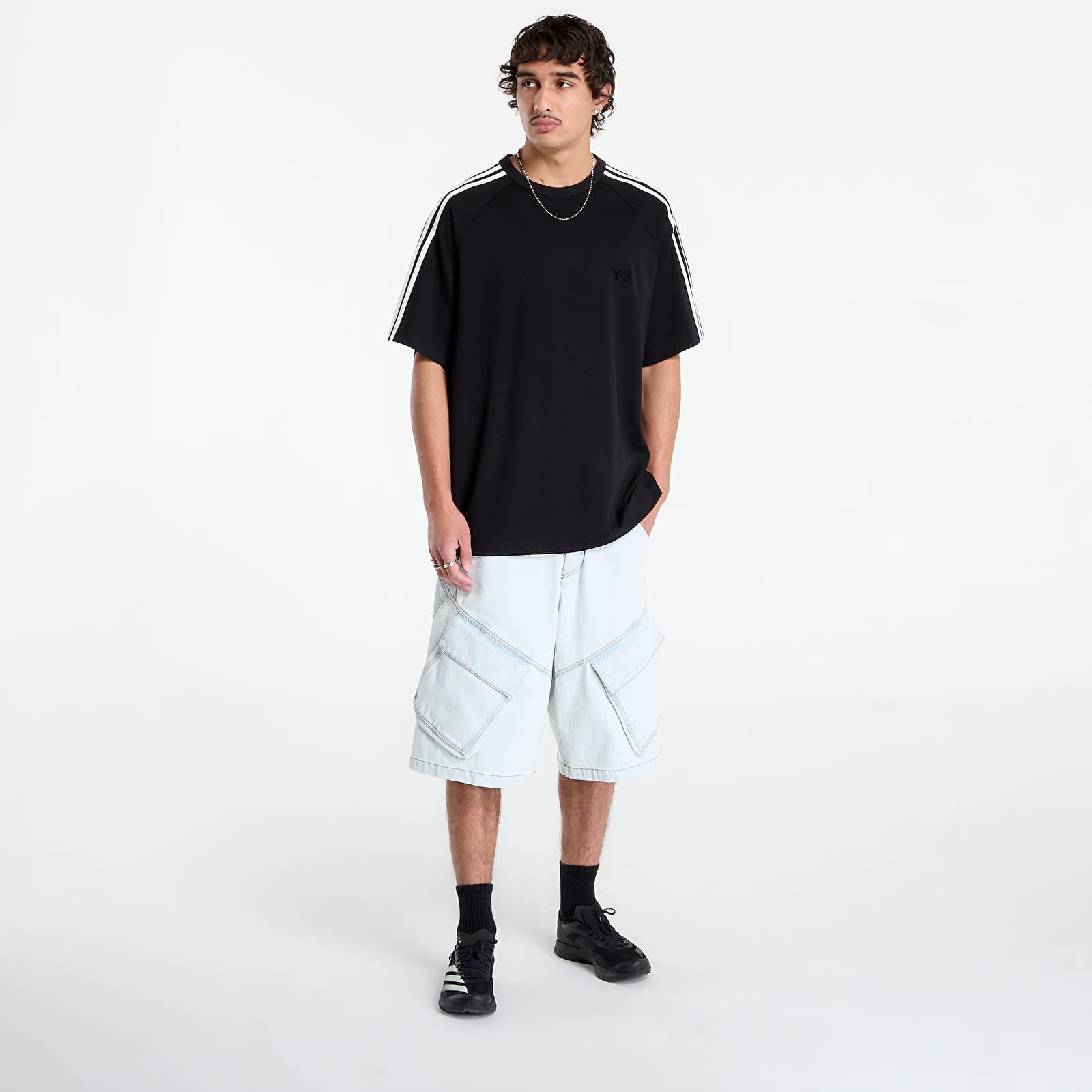 Magliette da uomo Y-3 Wire T-Shirt UNISEX Black