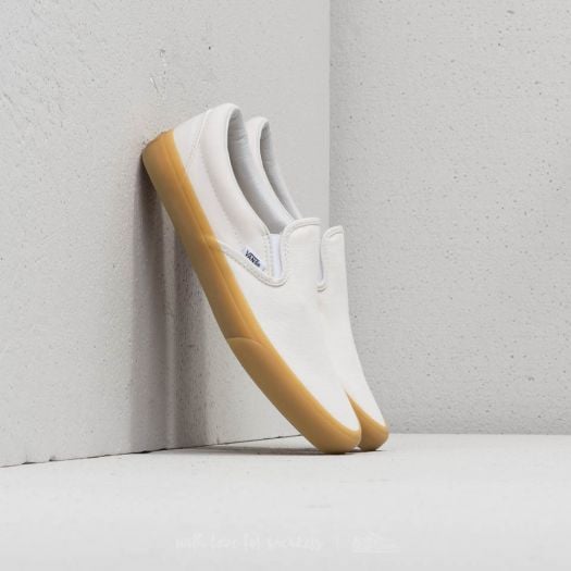 Vans slip ons gum sole clearance