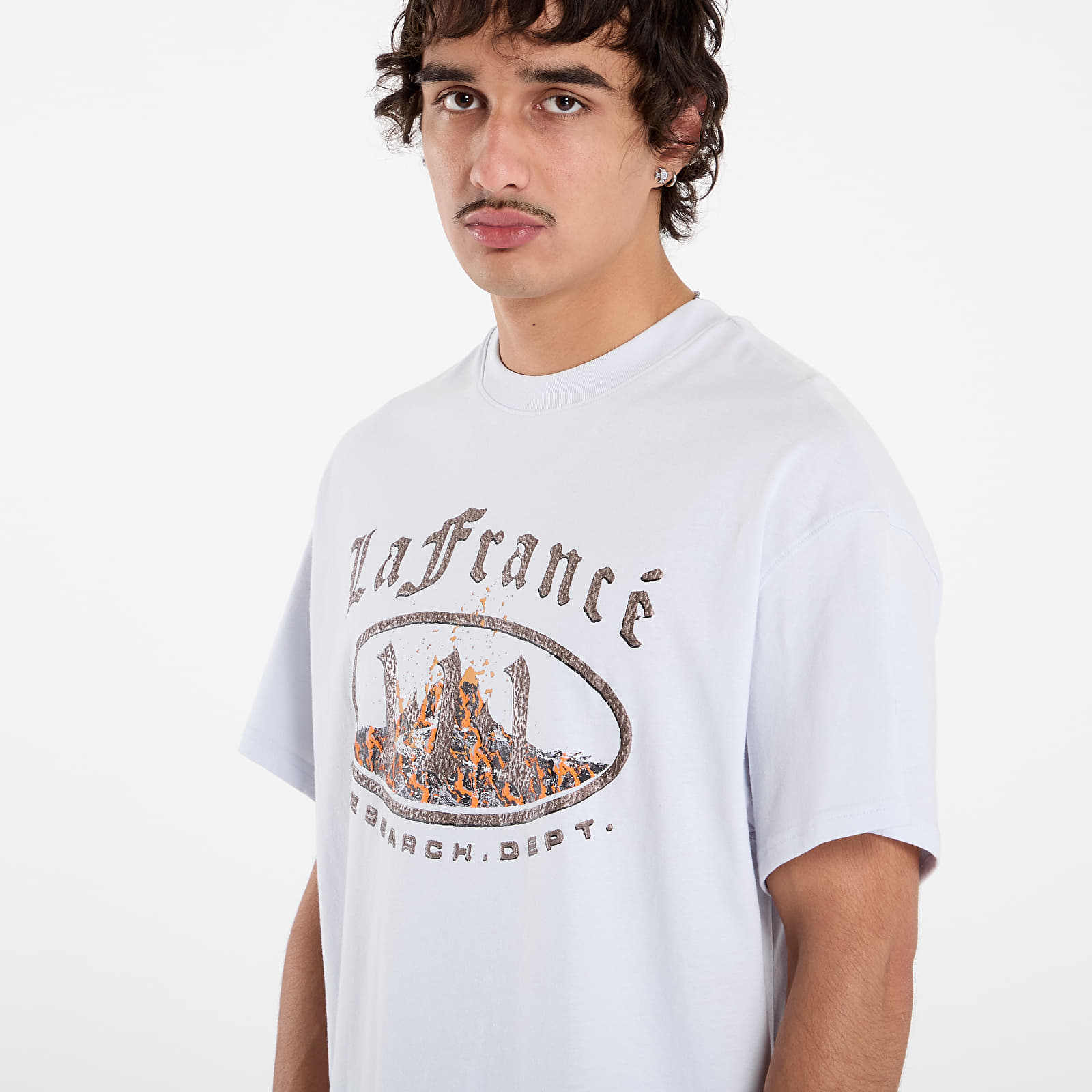 Magliette da uomo Puma LaFrance HEEM Tee I Silver Mist