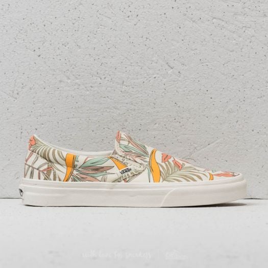 California floral slip on vans shop