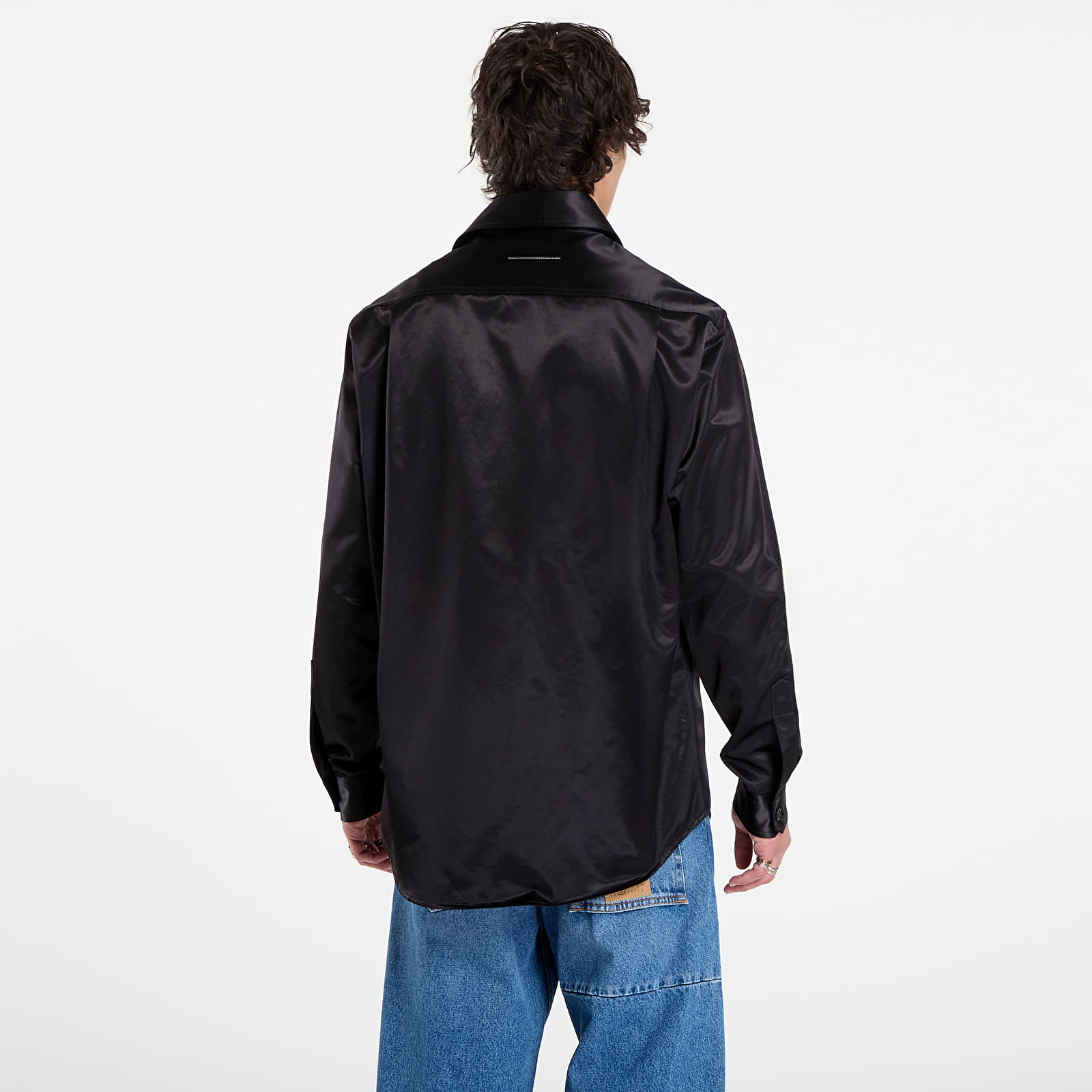 Ризи MM6 Long-Sleeved Shirt Black