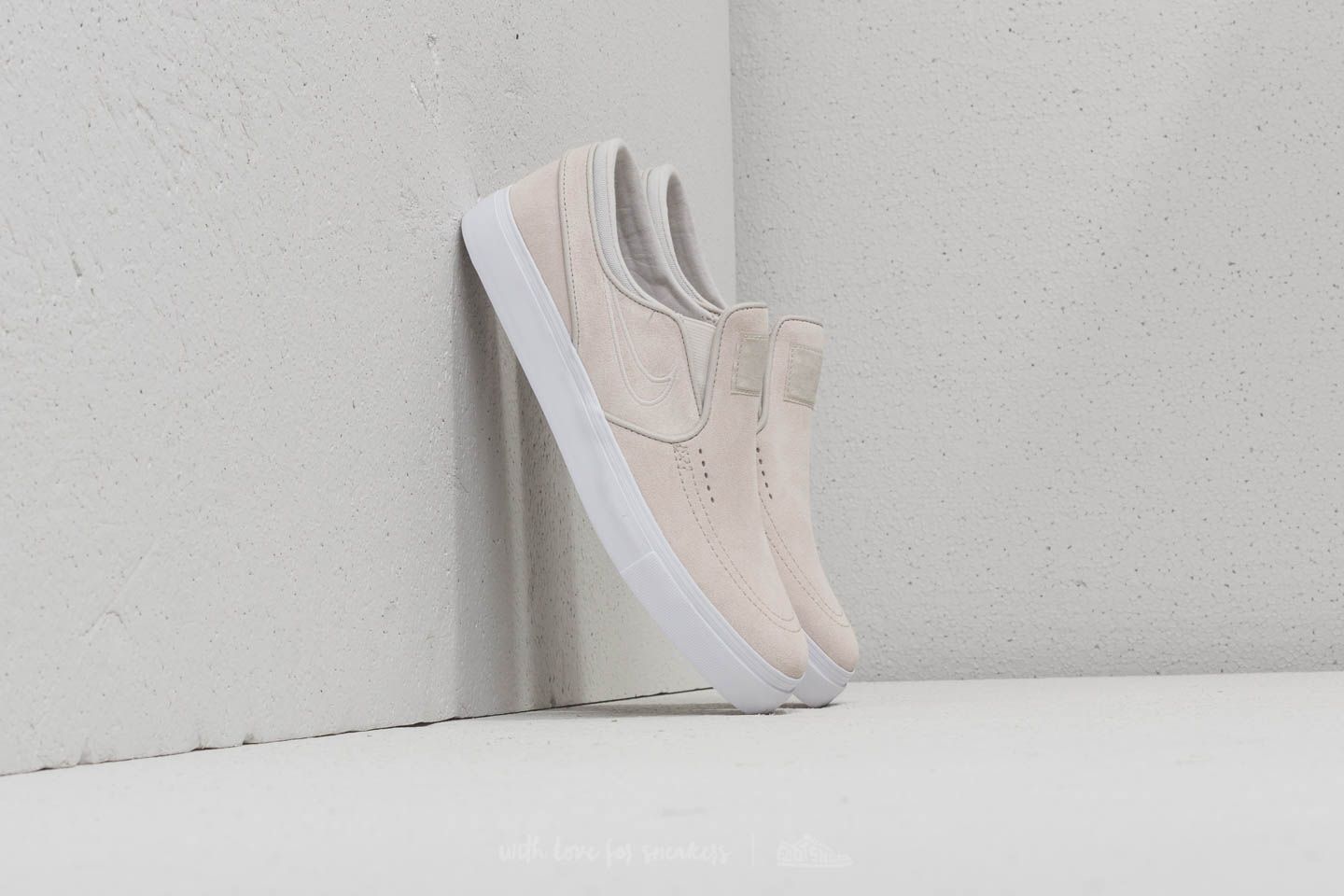 Scarpe uomo Nike Zoom Stefan Janoski Slip White/ Light Bone/ White