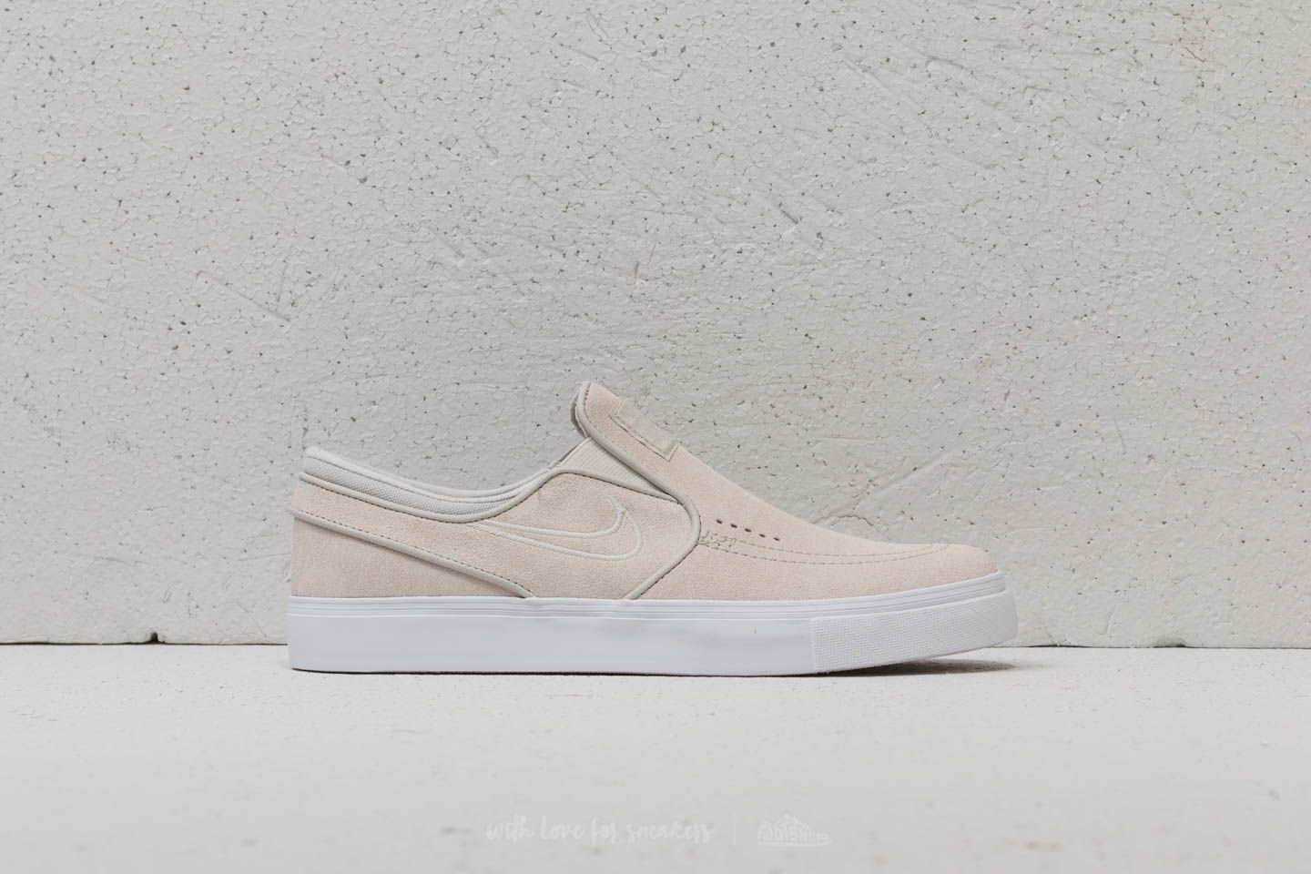 Scarpe uomo Nike Zoom Stefan Janoski Slip White/ Light Bone/ White