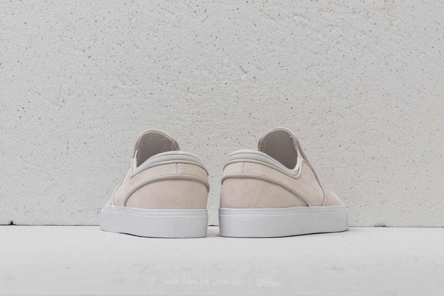 Scarpe uomo Nike Zoom Stefan Janoski Slip White/ Light Bone/ White