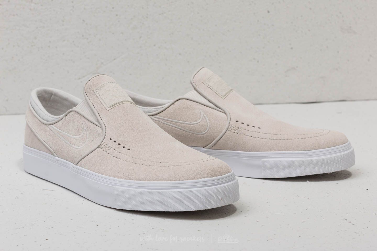 Men s shoes Nike Zoom Stefan Janoski Slip White Light Bone