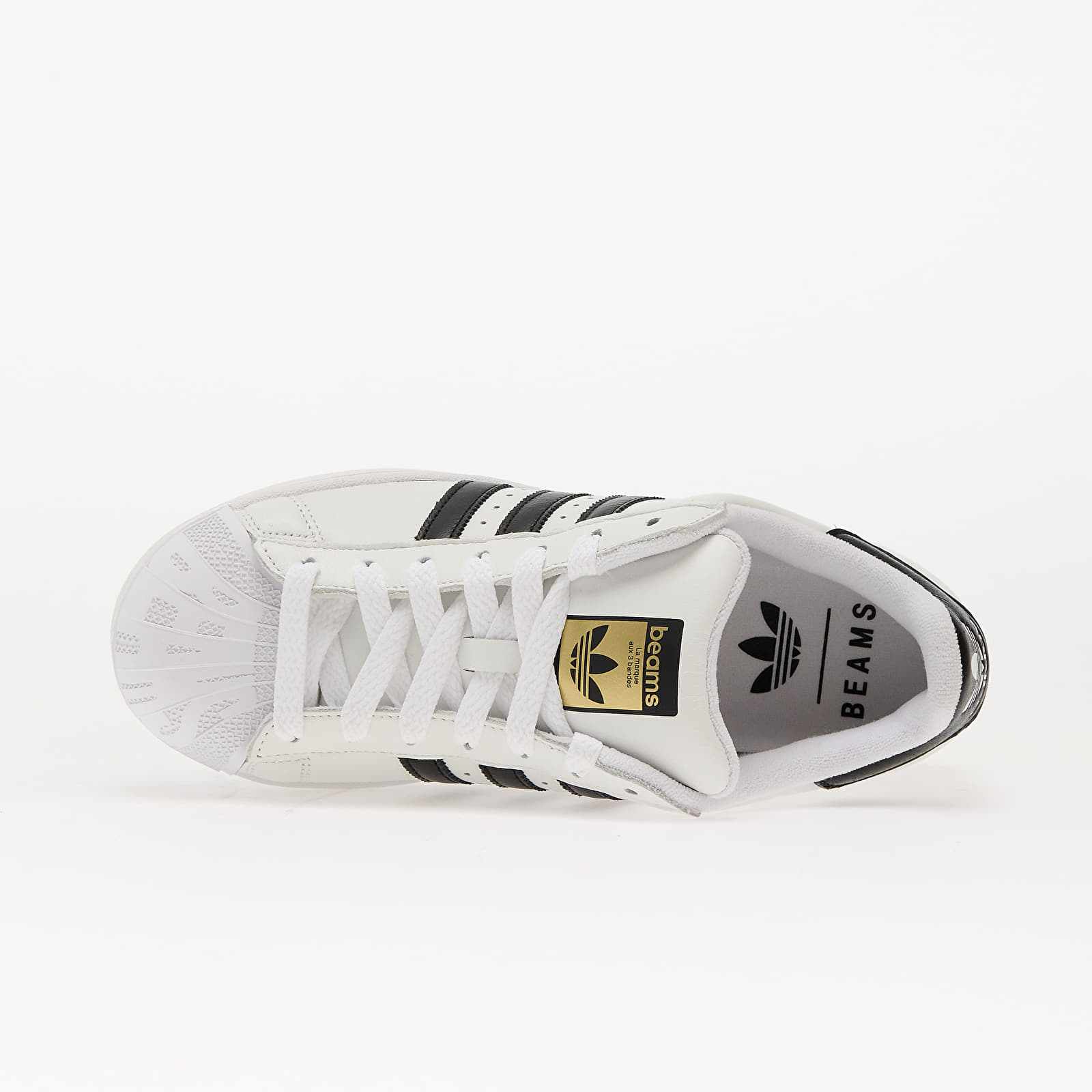 Sko til mænd adidas x Beams Superstar Ftw White/ Core Black/ Gold Metallic