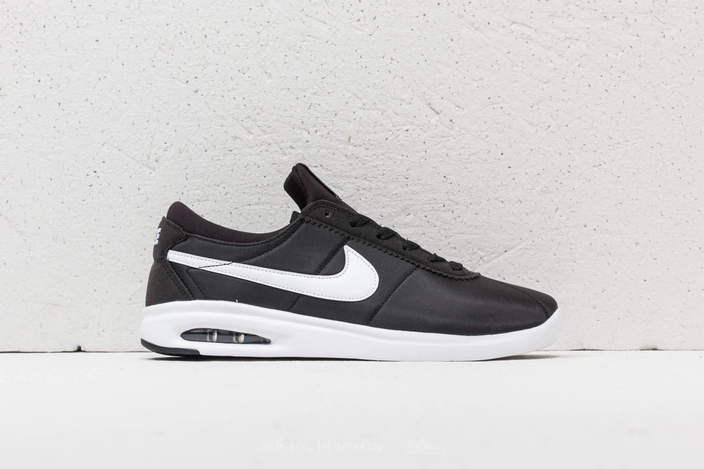 Men s shoes Nike SB Air Max Bruin Vapor TXT Black White White Black Footshop